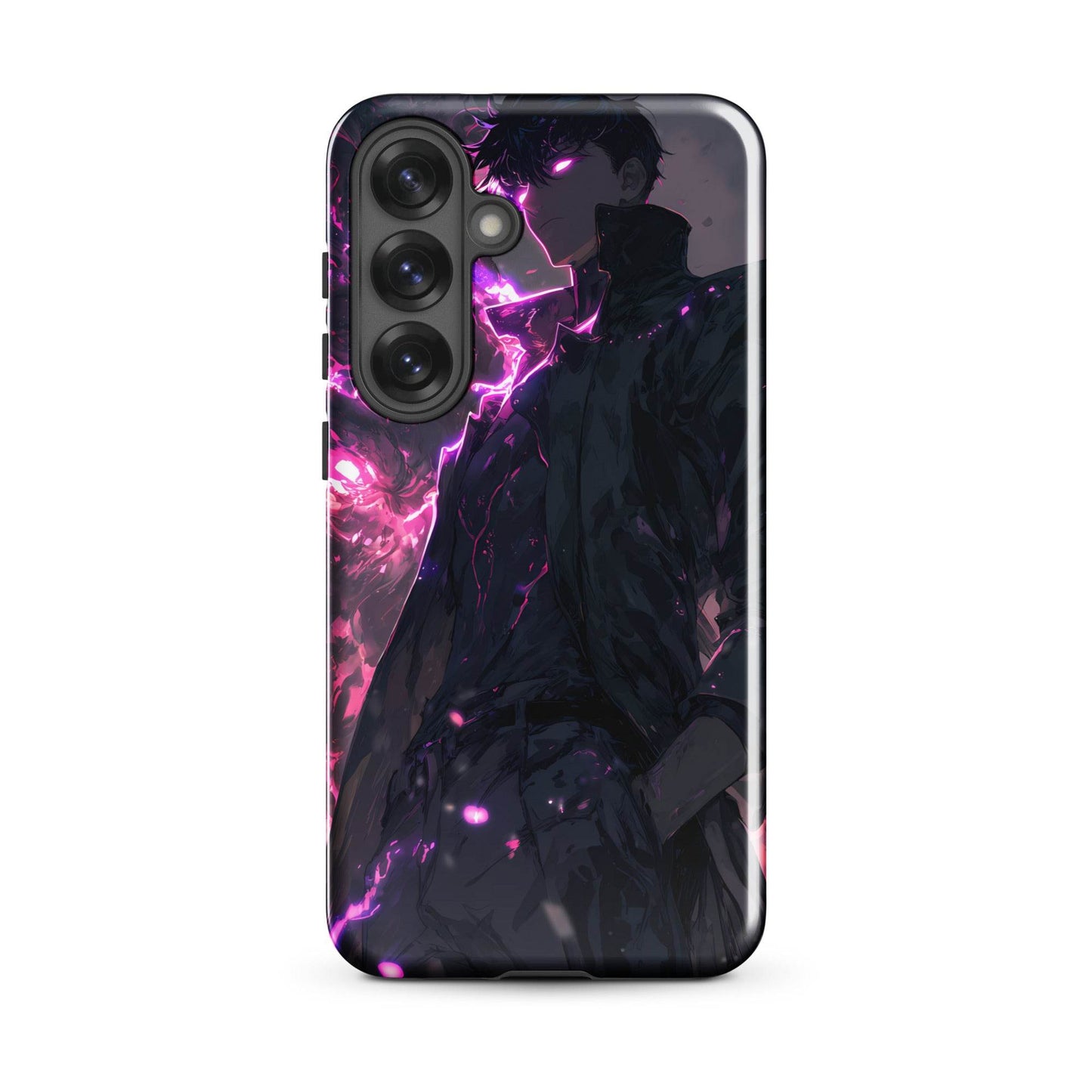 Solo Leveling Sung Jinwoo Shadow Monarch Anime Fan Art Tough case for Samsung® - Chromavolt