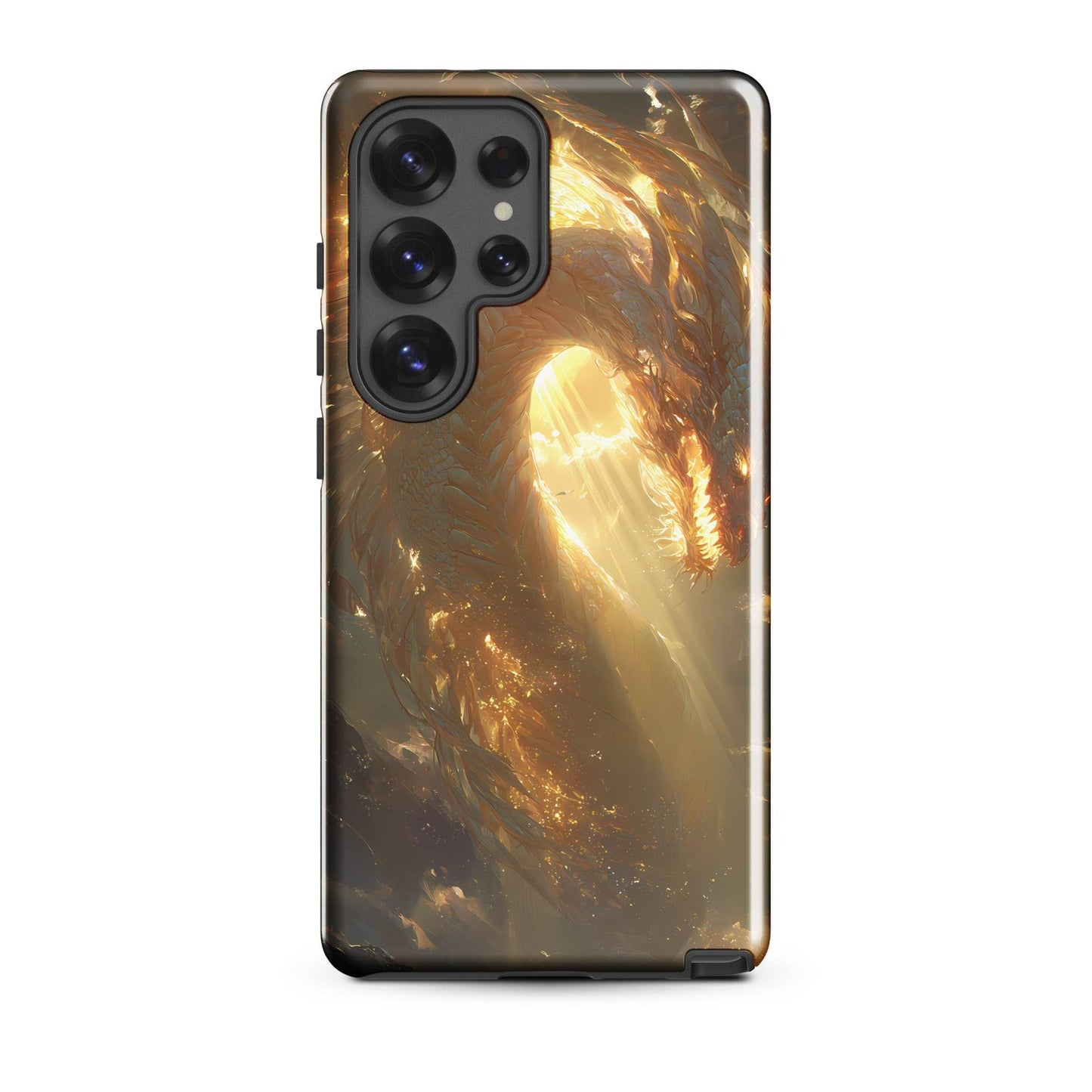 Light Dragon: The Celestial Flame Tough case for Samsung® - Chromavolt