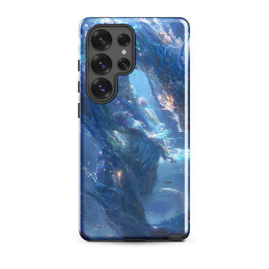 Water Dragon: The Serpent of Serenity Tough case for Samsung® - Chromavolt