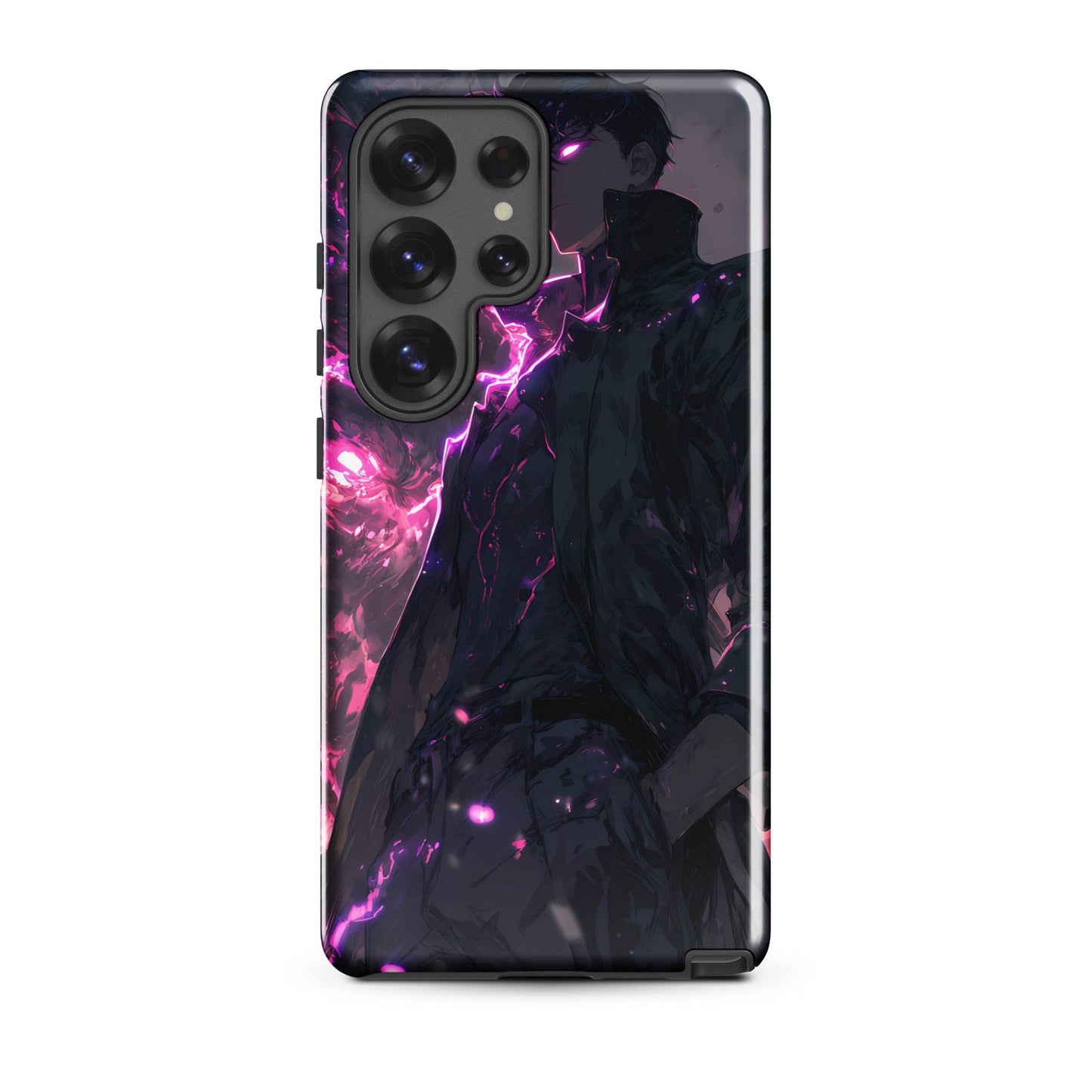 Solo Leveling Sung Jinwoo Shadow Monarch Anime Fan Art Tough case for Samsung® - Chromavolt