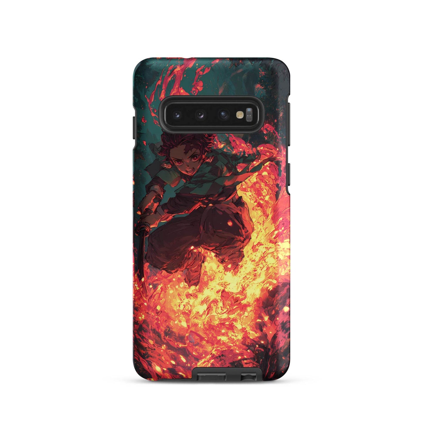 Tanjiro Kamado Hinokami Kagura, Demon Slayer Anime Tough case for Samsung® - Chromavolt