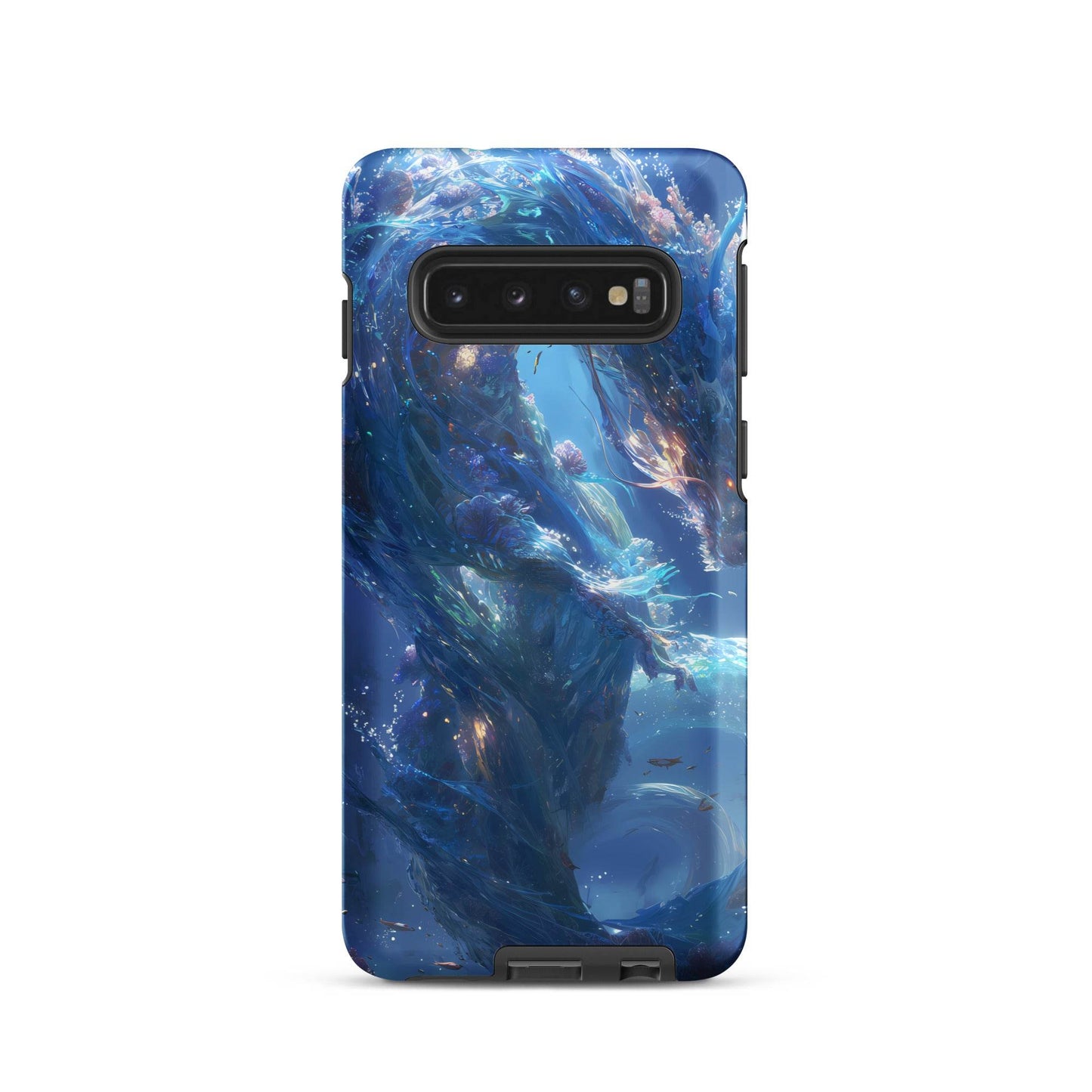 Water Dragon: The Serpent of Serenity Tough case for Samsung® - Chromavolt