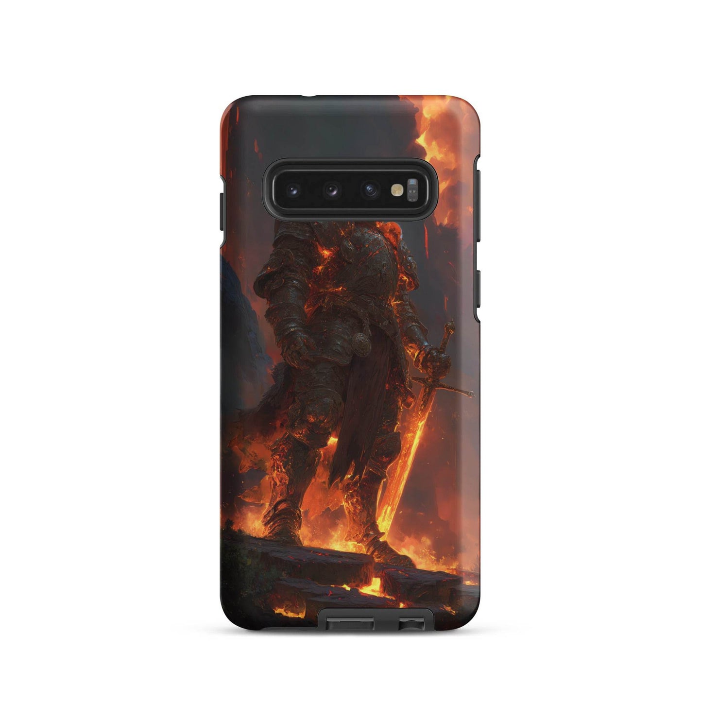 Fire Elemental Knight, Original Anime Art Tough case for Samsung® - Chromavolt