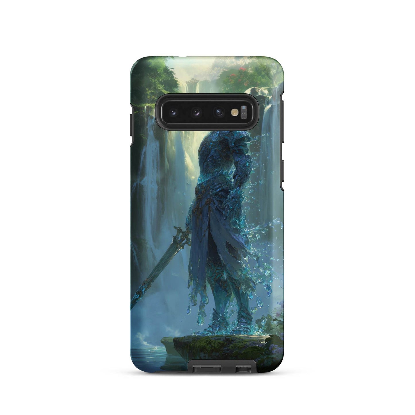 Water Elemental Knight, Original Anime Art Tough case for Samsung® - Chromavolt