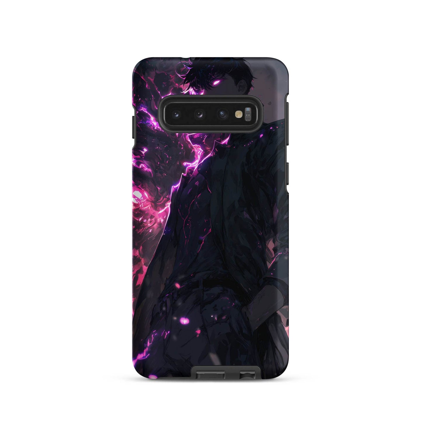 Solo Leveling Sung Jinwoo Shadow Monarch Anime Fan Art Tough case for Samsung® - Chromavolt