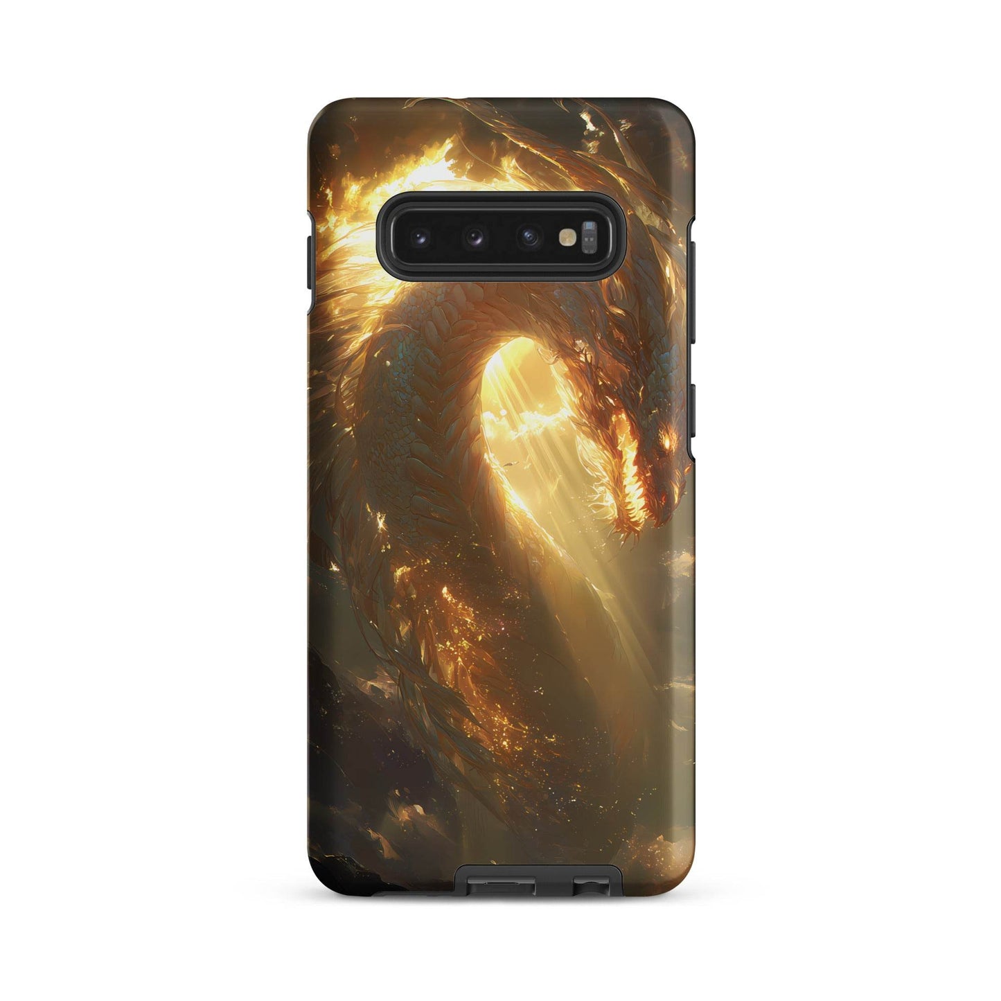Light Dragon: The Celestial Flame Tough case for Samsung® - Chromavolt
