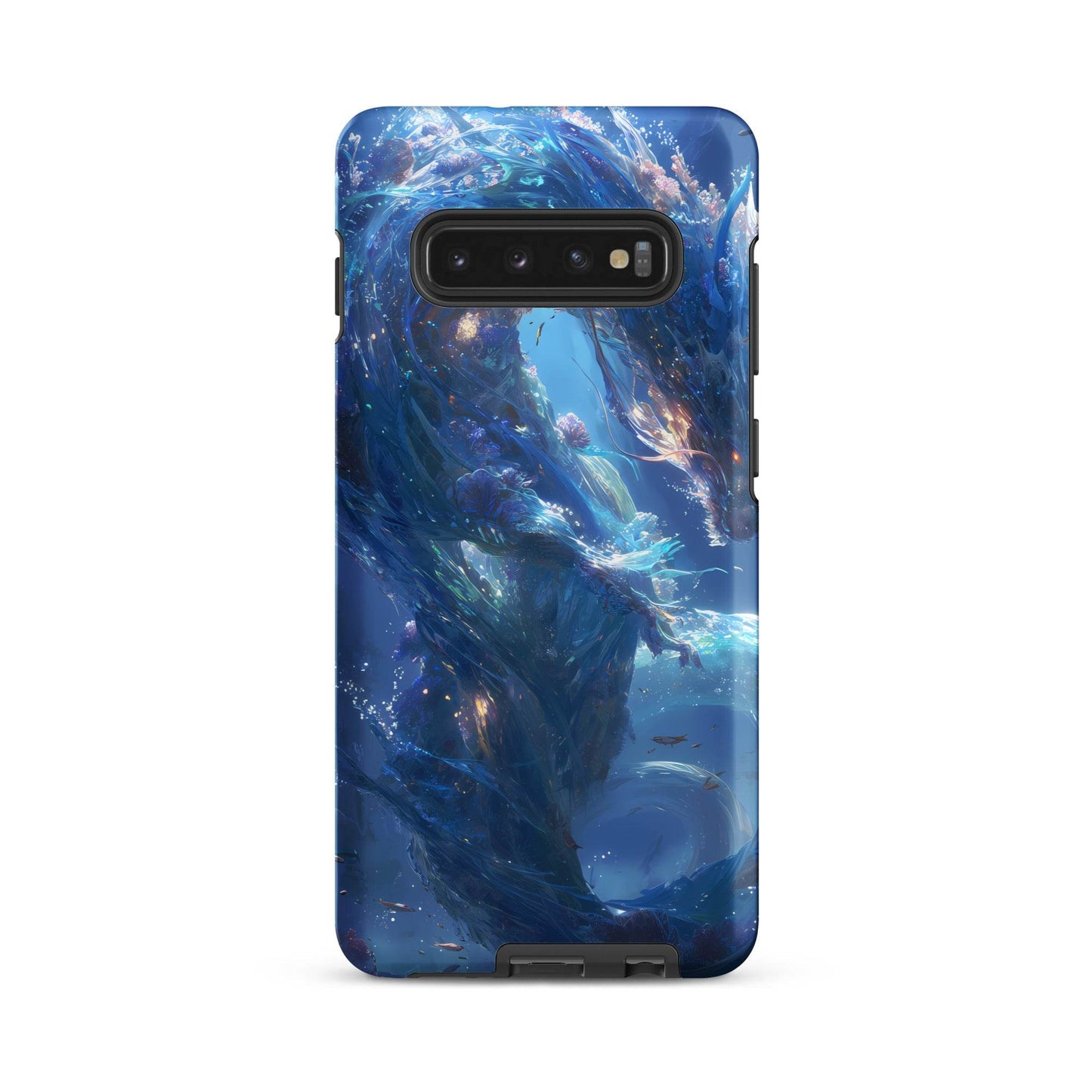 Water Dragon: The Serpent of Serenity Tough case for Samsung® - Chromavolt