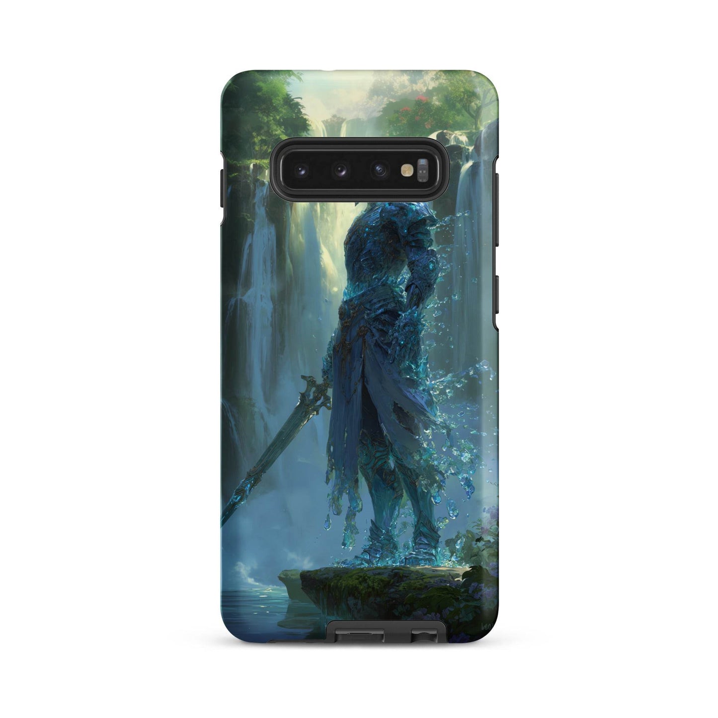 Water Elemental Knight, Original Anime Art Tough case for Samsung® - Chromavolt