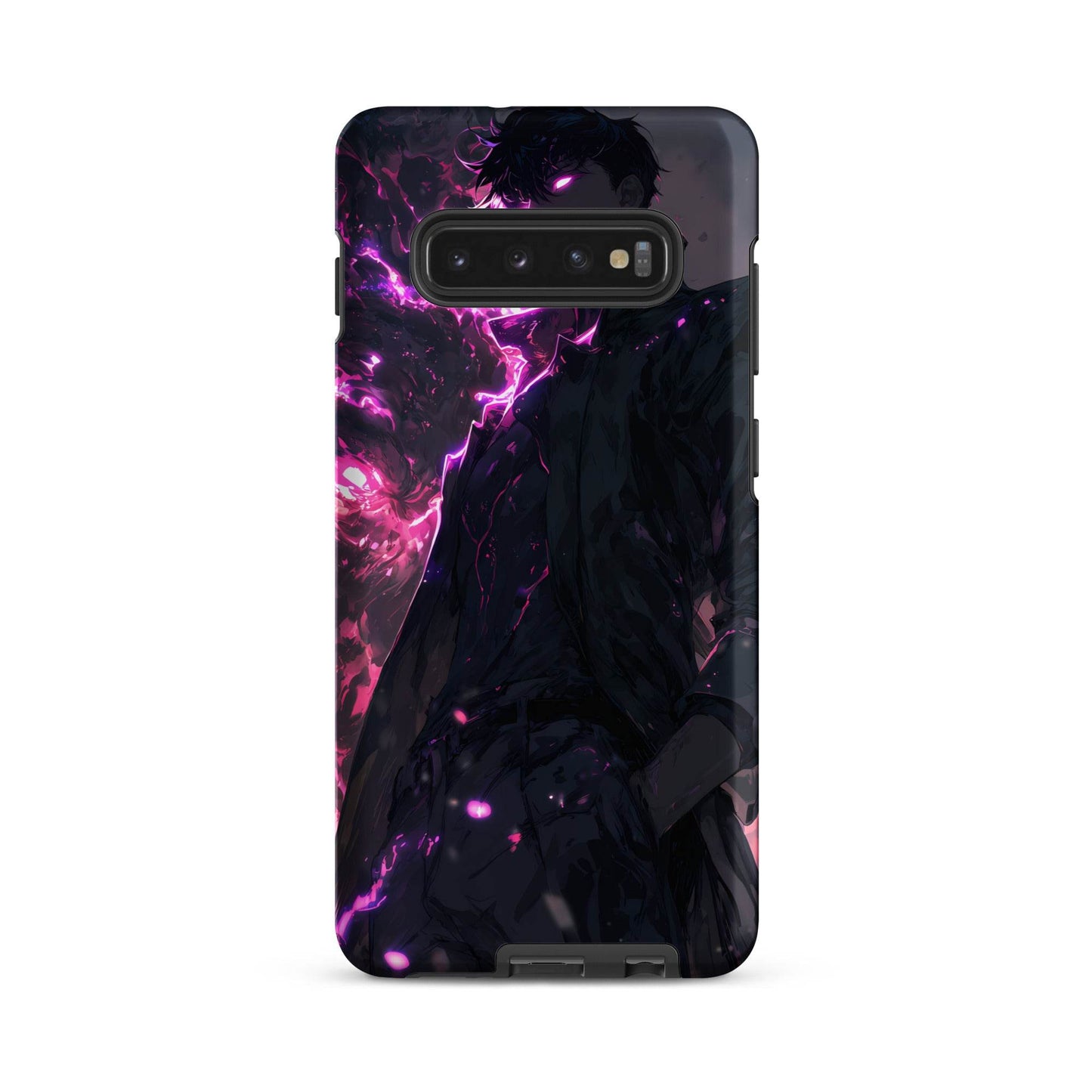 Solo Leveling Sung Jinwoo Shadow Monarch Anime Fan Art Tough case for Samsung® - Chromavolt