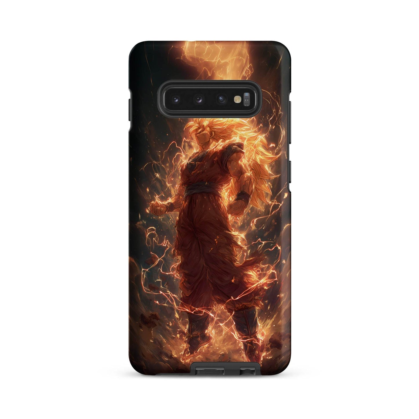 Super Saiyan 3 Goku, Dragon Ball Z Anime Fan Art Tough case for Samsung® - Chromavolt