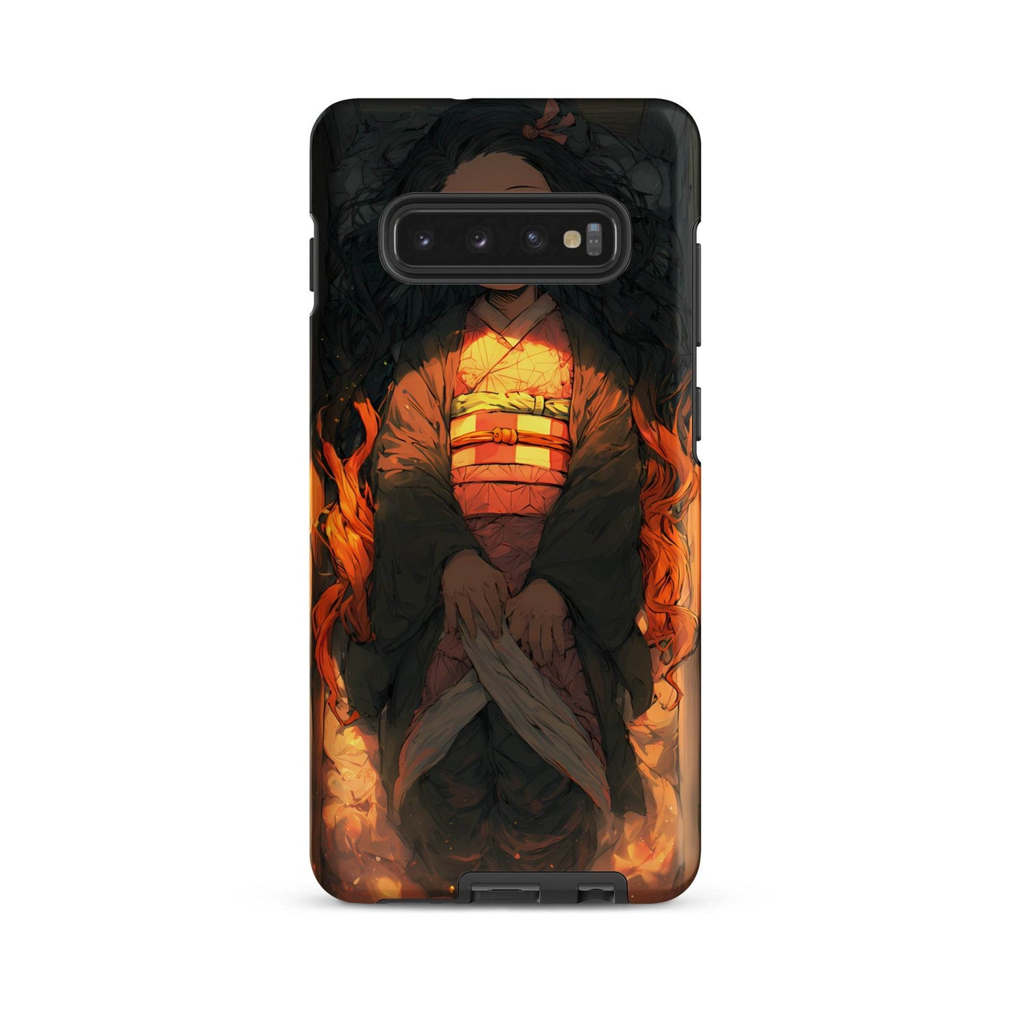 Sleeping Nezuko, Demon Slayer Anime Tough case for Samsung® - Chromavolt