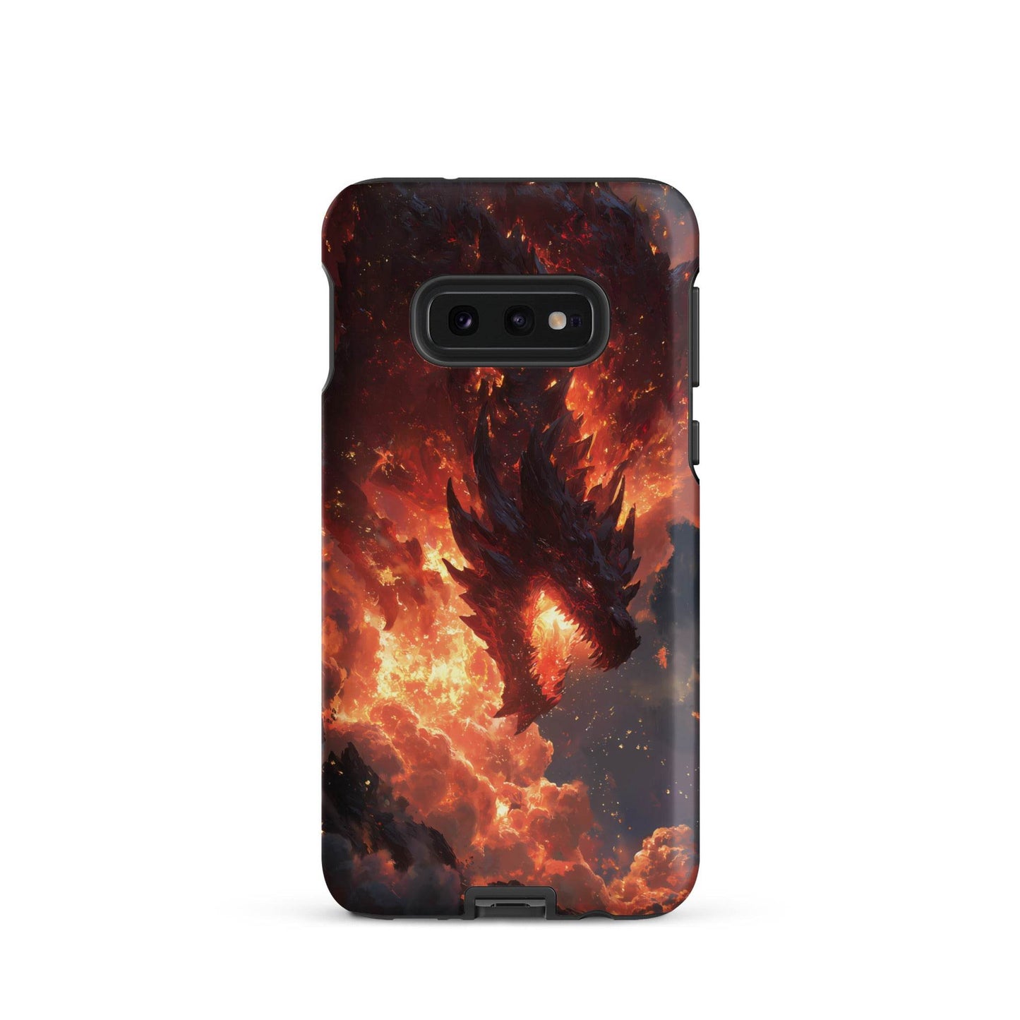Fire Dragon: The Inferno Sovereign Tough case for Samsung® - Chromavolt