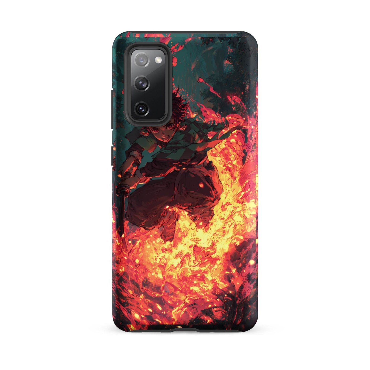 Tanjiro Kamado Hinokami Kagura, Demon Slayer Anime Tough case for Samsung® - Chromavolt