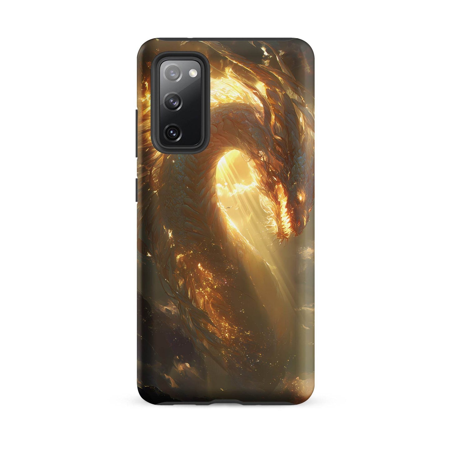 Light Dragon: The Celestial Flame Tough case for Samsung® - Chromavolt