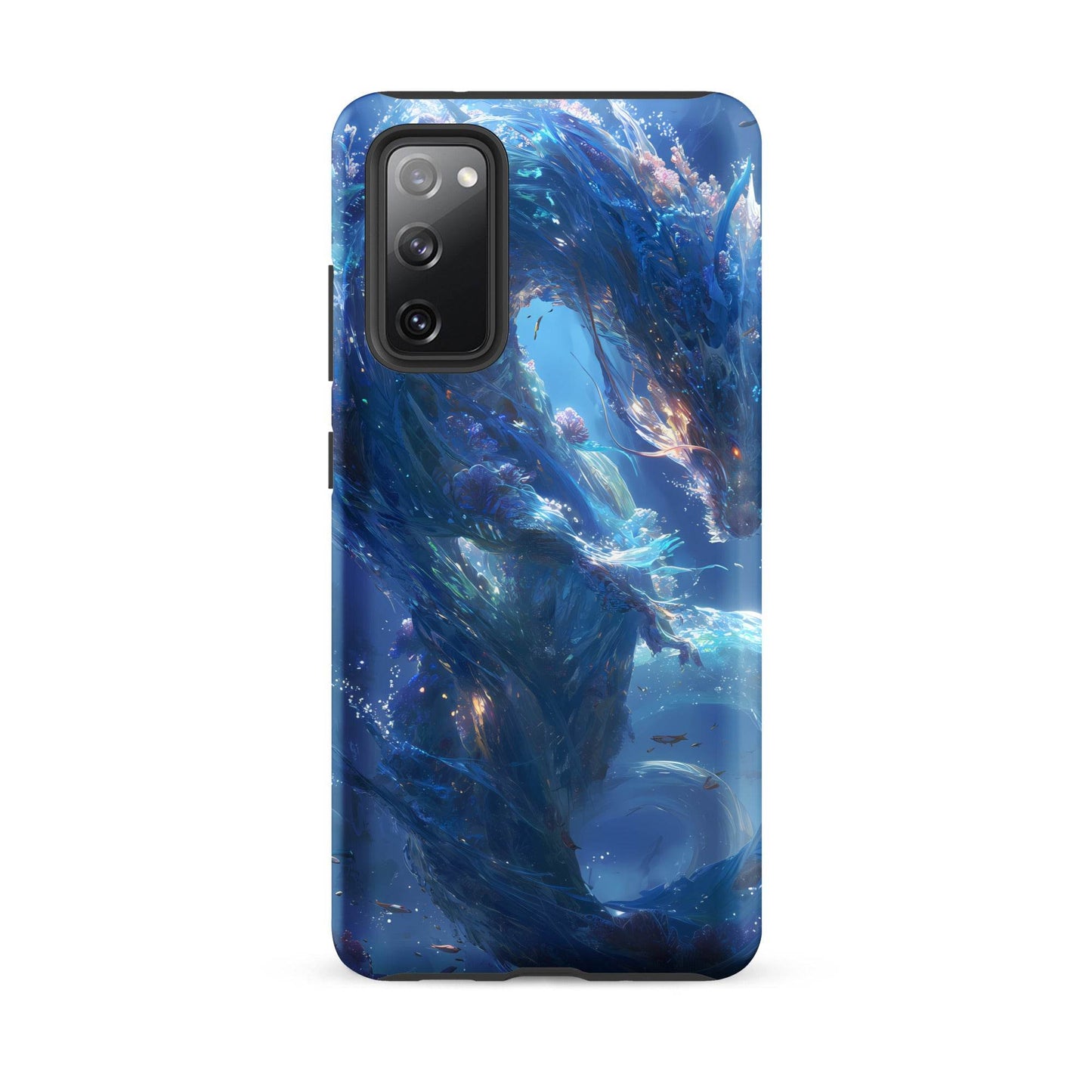 Water Dragon: The Serpent of Serenity Tough case for Samsung® - Chromavolt