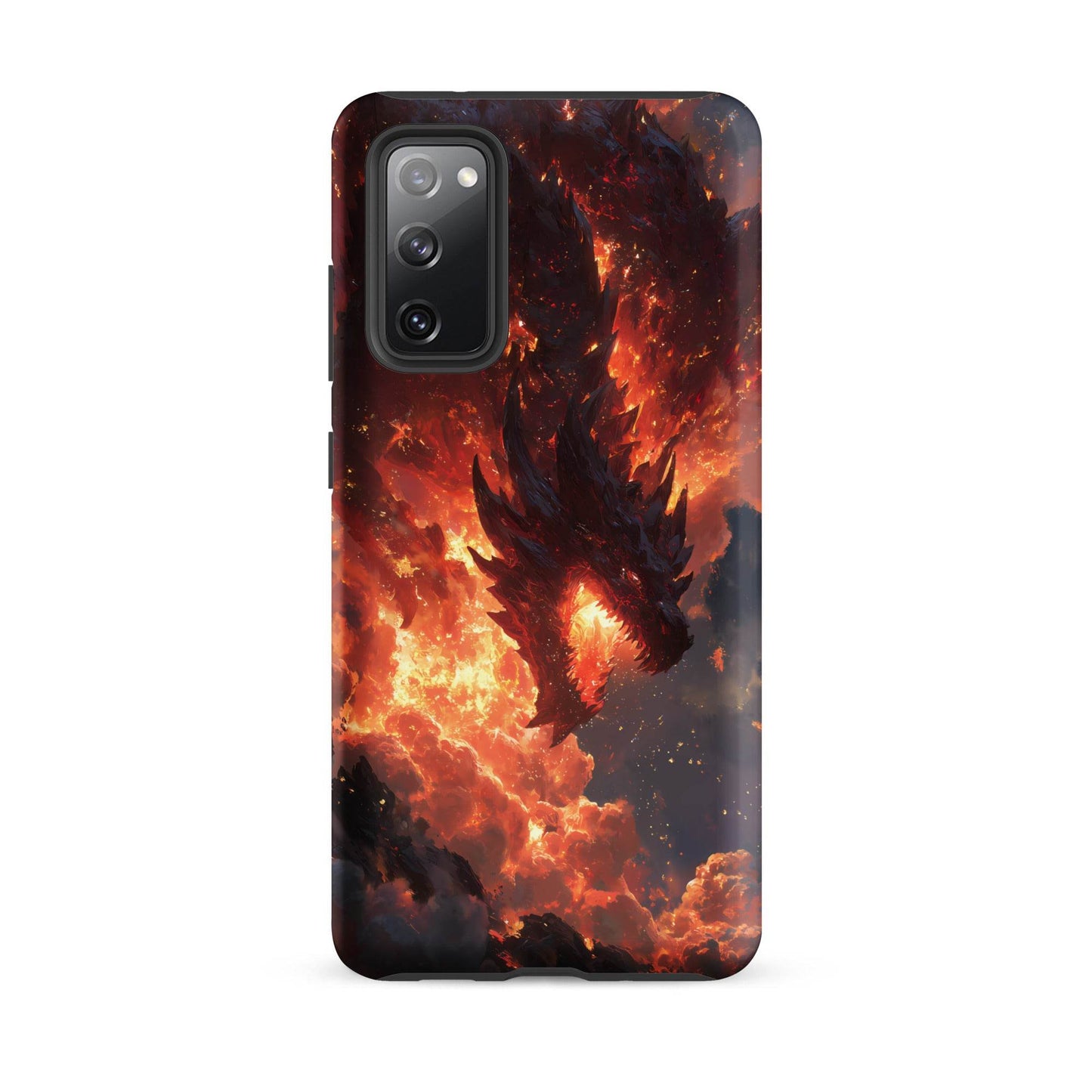 Fire Dragon: The Inferno Sovereign Tough case for Samsung® - Chromavolt