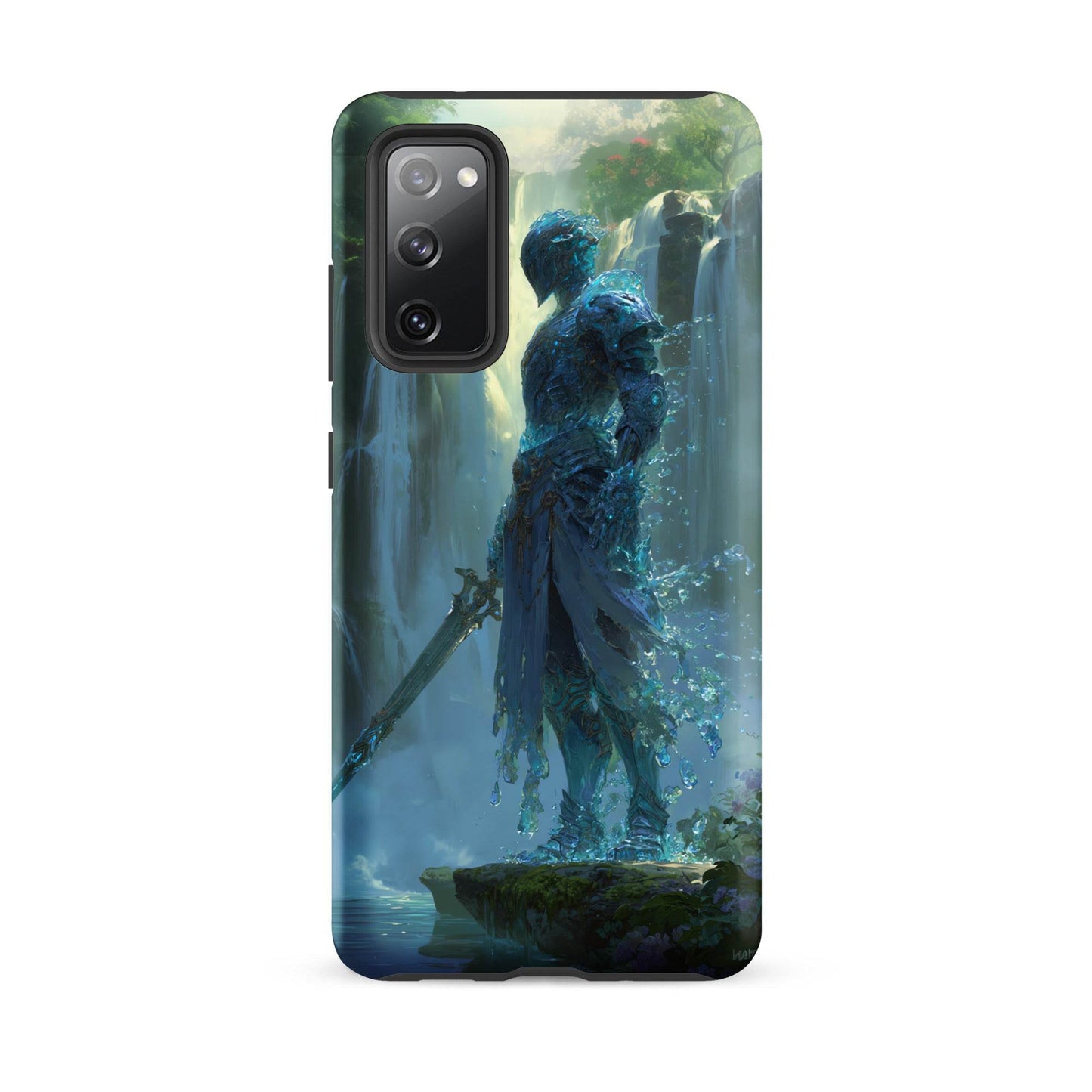 Water Elemental Knight, Original Anime Art Tough case for Samsung® - Chromavolt
