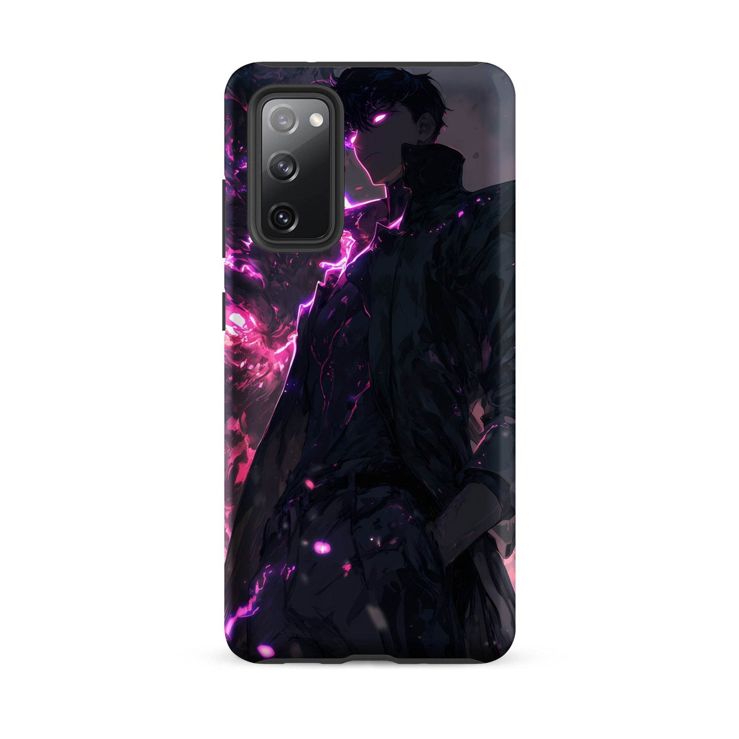 Solo Leveling Sung Jinwoo Shadow Monarch Anime Fan Art Tough case for Samsung® - Chromavolt