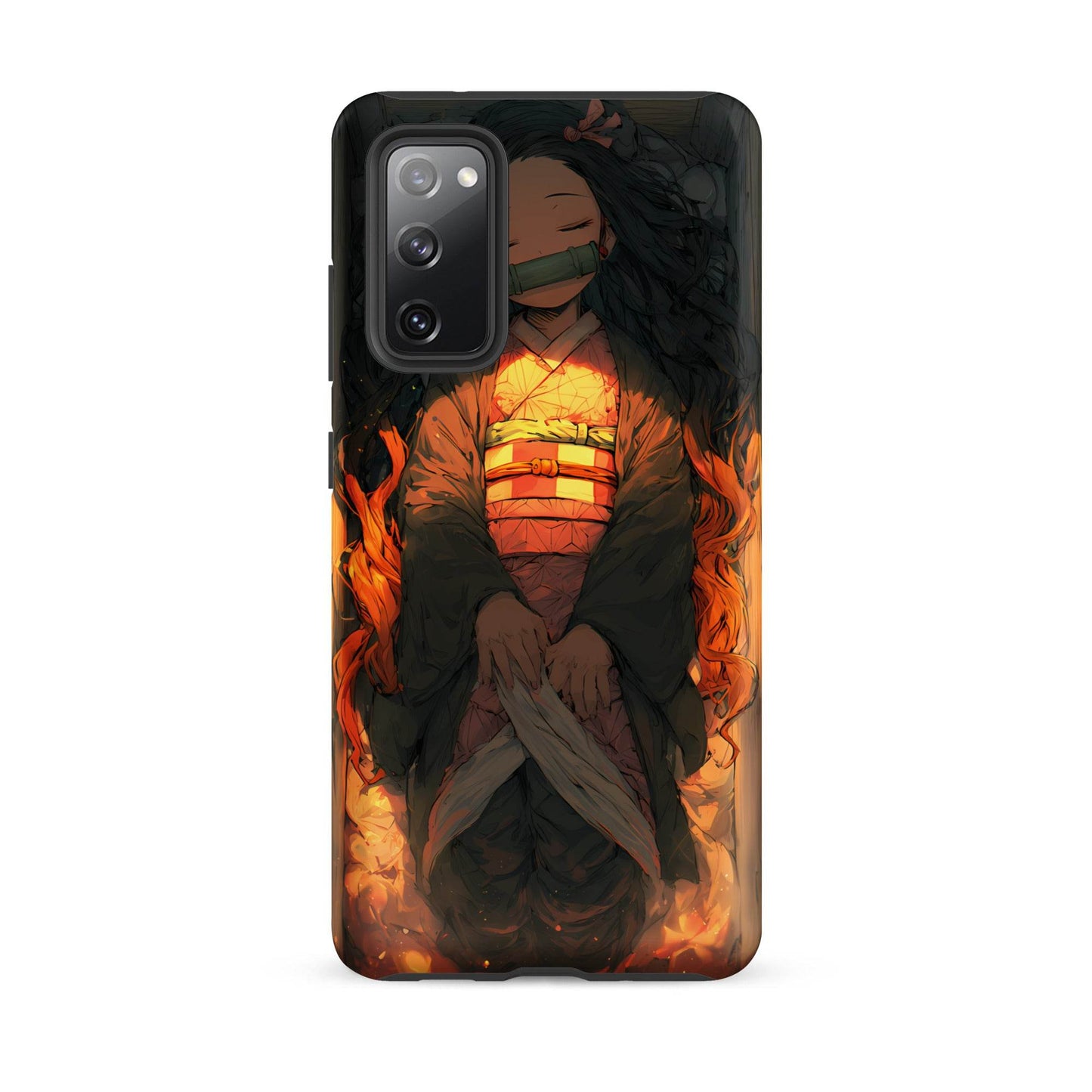 Sleeping Nezuko, Demon Slayer Anime Tough case for Samsung® - Chromavolt