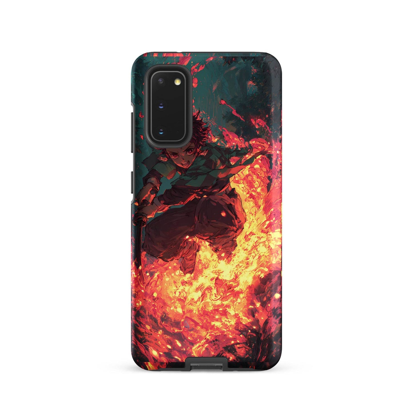 Tanjiro Kamado Hinokami Kagura, Demon Slayer Anime Tough case for Samsung® - Chromavolt