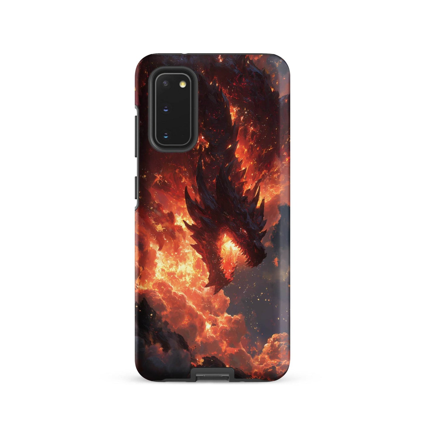 Fire Dragon: The Inferno Sovereign Tough case for Samsung® - Chromavolt