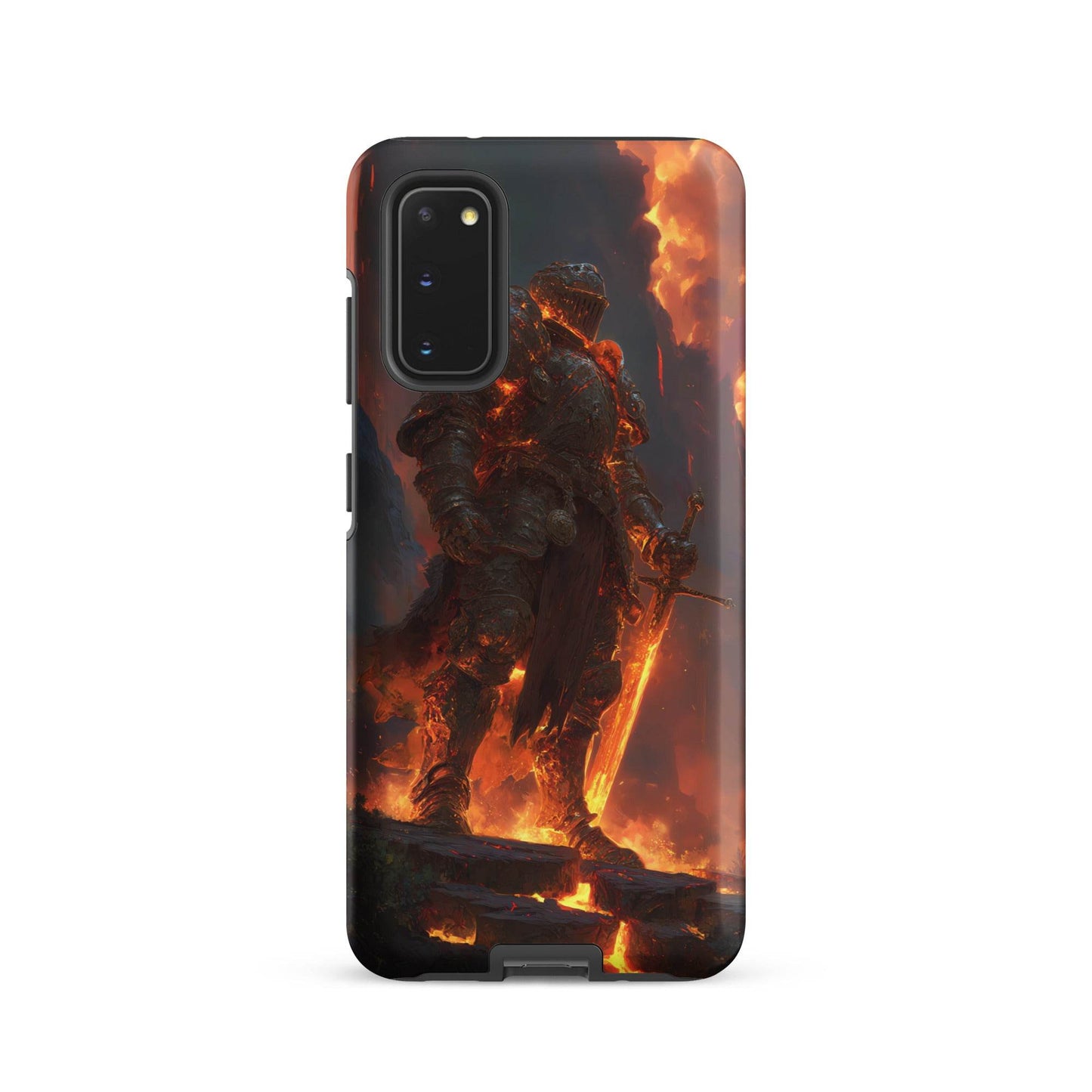 Fire Elemental Knight, Original Anime Art Tough case for Samsung® - Chromavolt