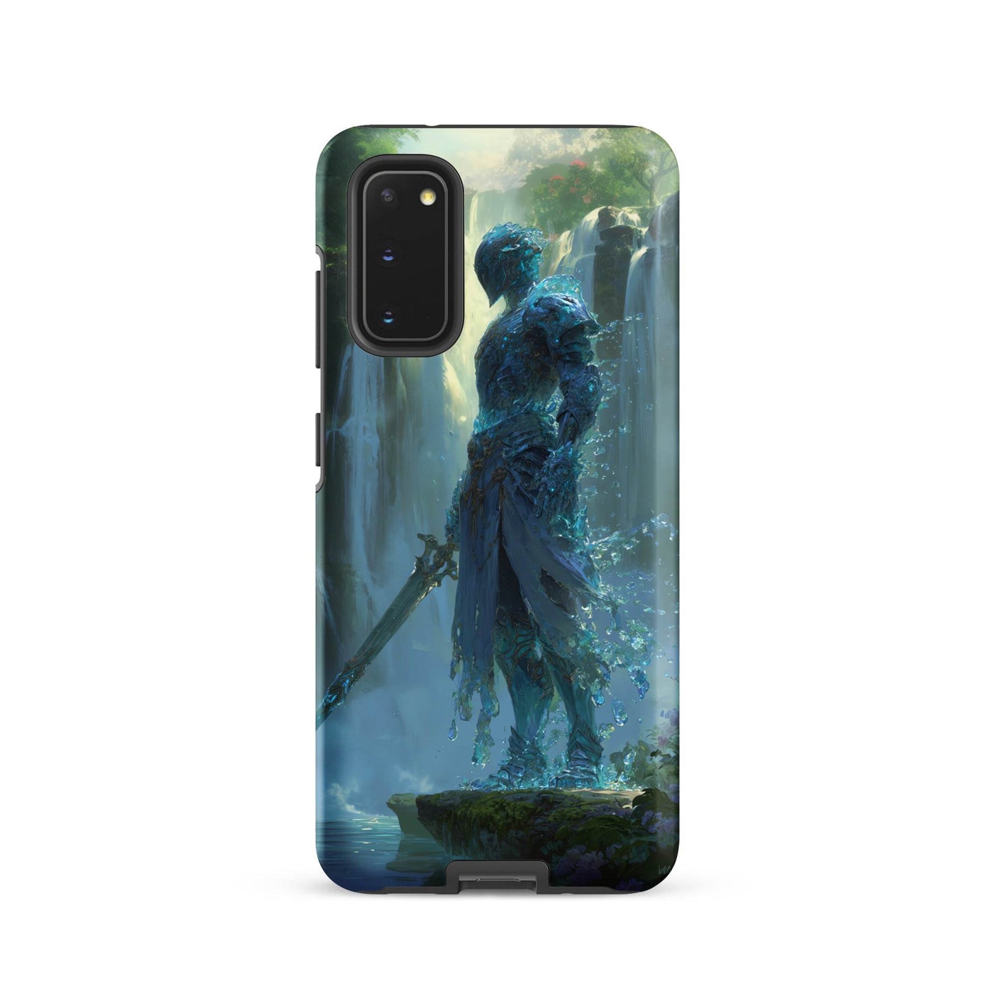 Water Elemental Knight, Original Anime Art Tough case for Samsung® - Chromavolt