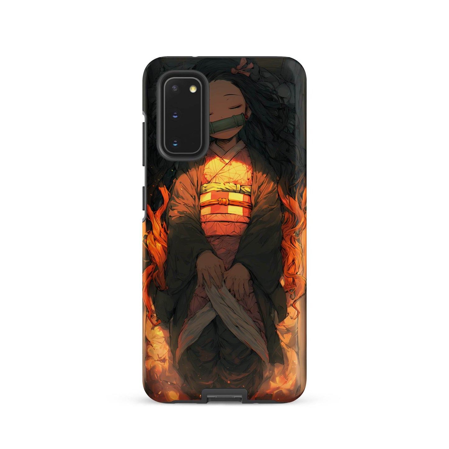 Sleeping Nezuko, Demon Slayer Anime Tough case for Samsung® - Chromavolt