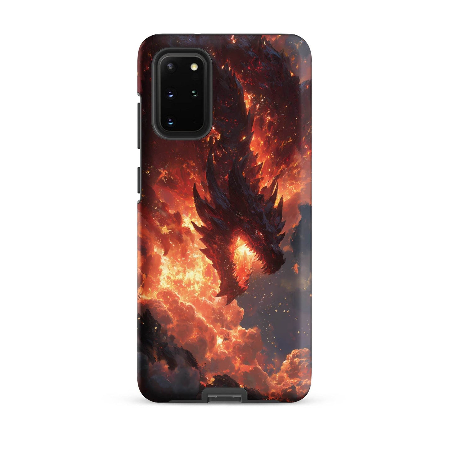 Fire Dragon: The Inferno Sovereign Tough case for Samsung® - Chromavolt
