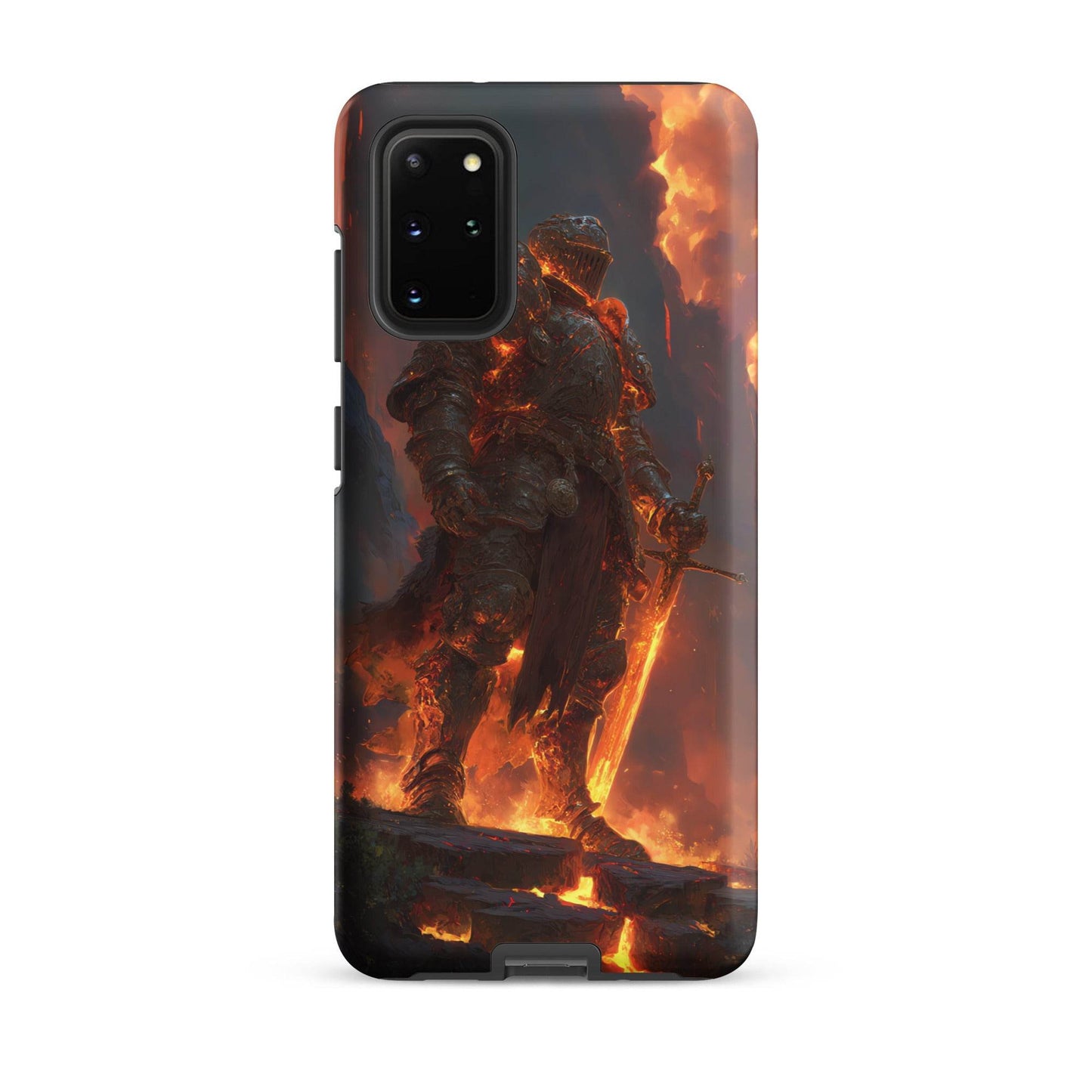 Fire Elemental Knight, Original Anime Art Tough case for Samsung® - Chromavolt