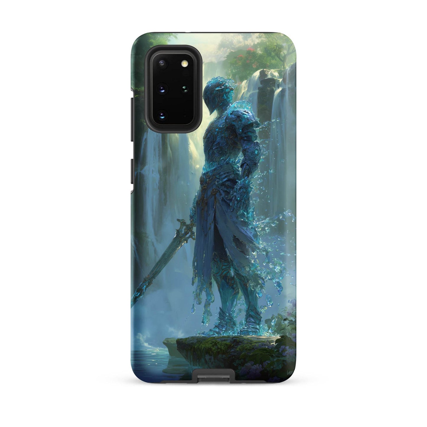 Water Elemental Knight, Original Anime Art Tough case for Samsung® - Chromavolt