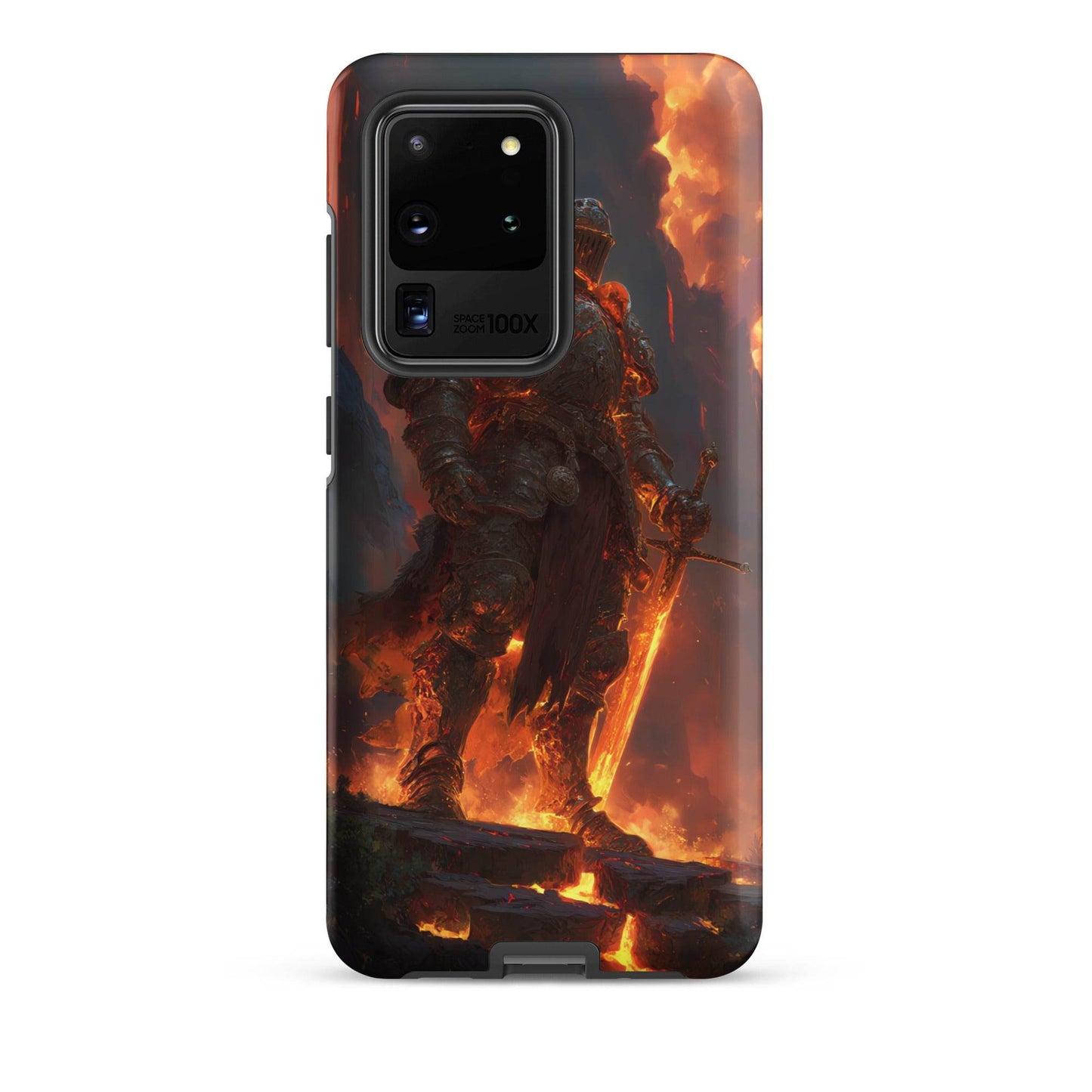 Fire Elemental Knight, Original Anime Art Tough case for Samsung® - Chromavolt
