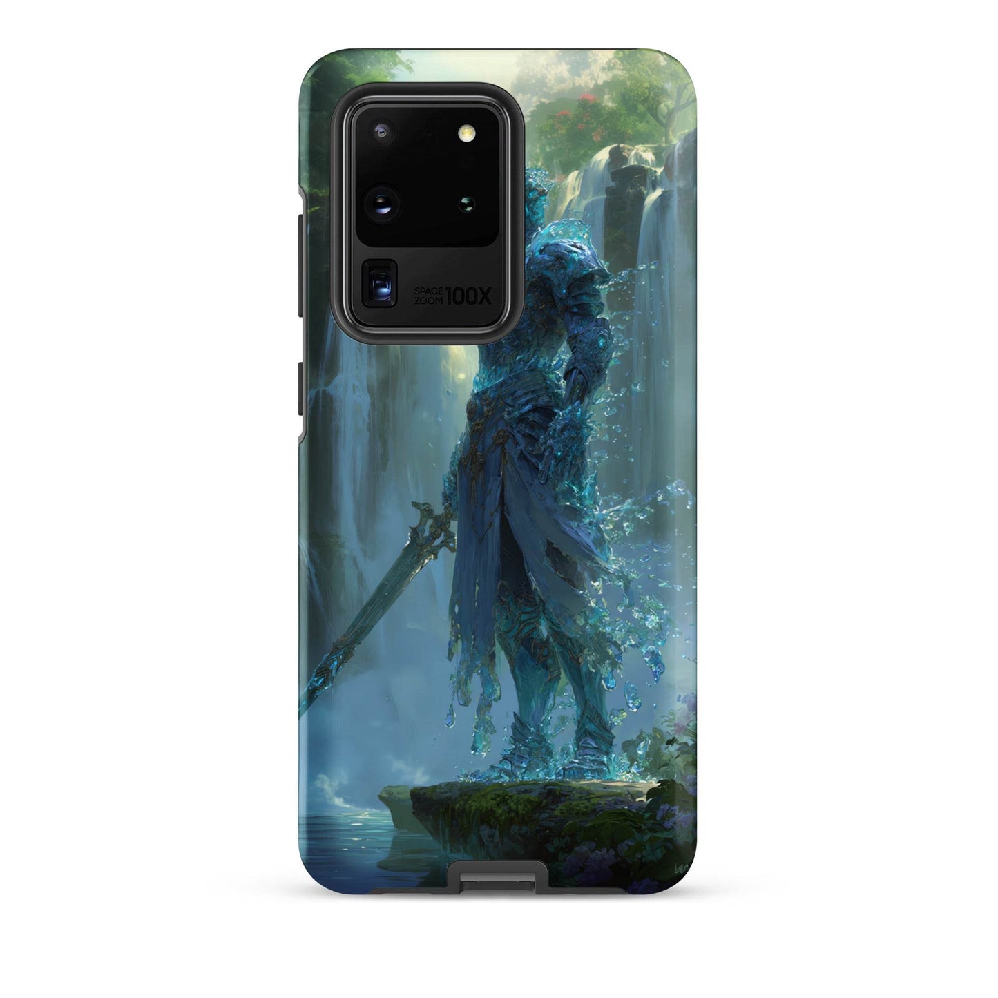 Water Elemental Knight, Original Anime Art Tough case for Samsung® - Chromavolt
