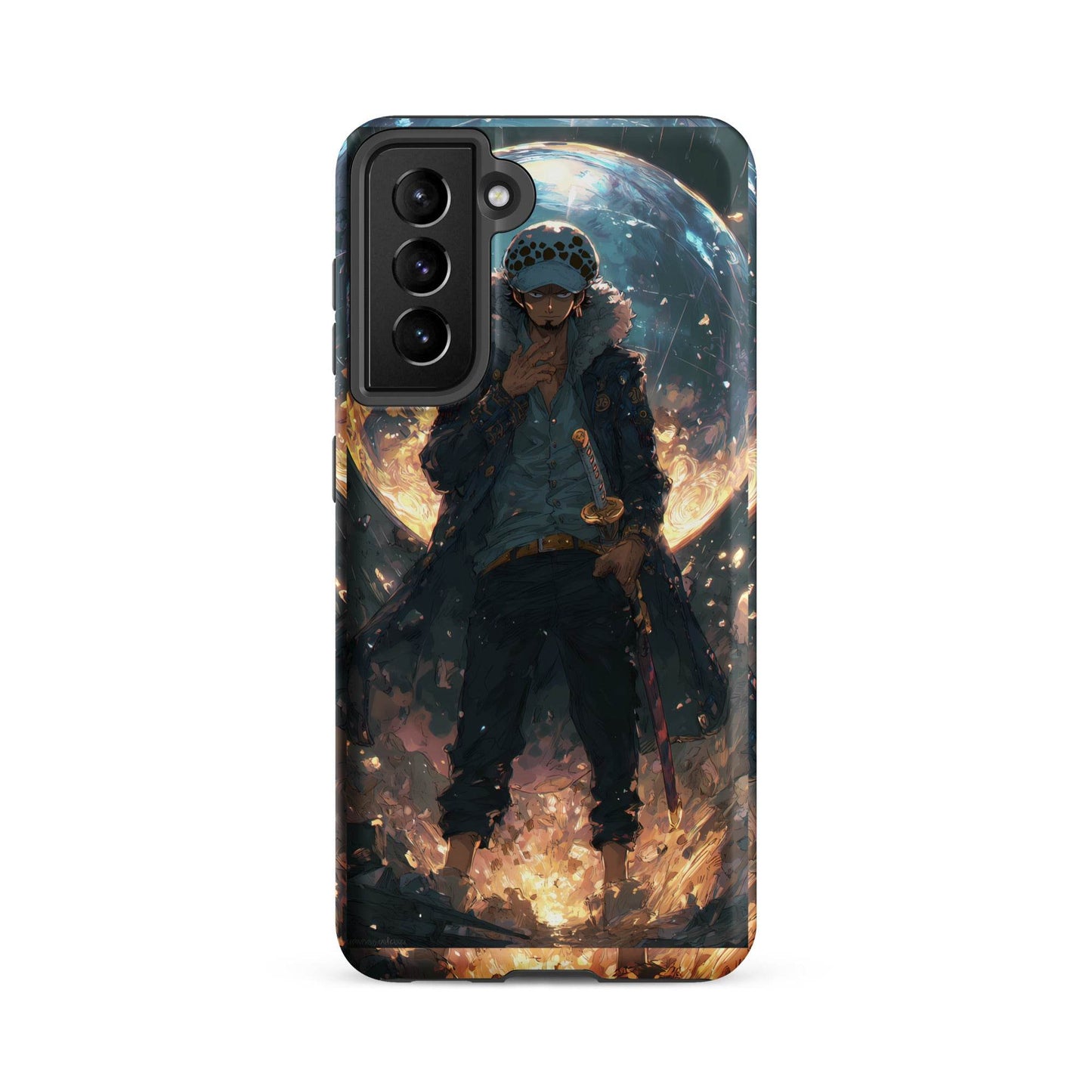 Trafalgar D. Water Law, One Piece Anime Tough case for Samsung® - Chromavolt
