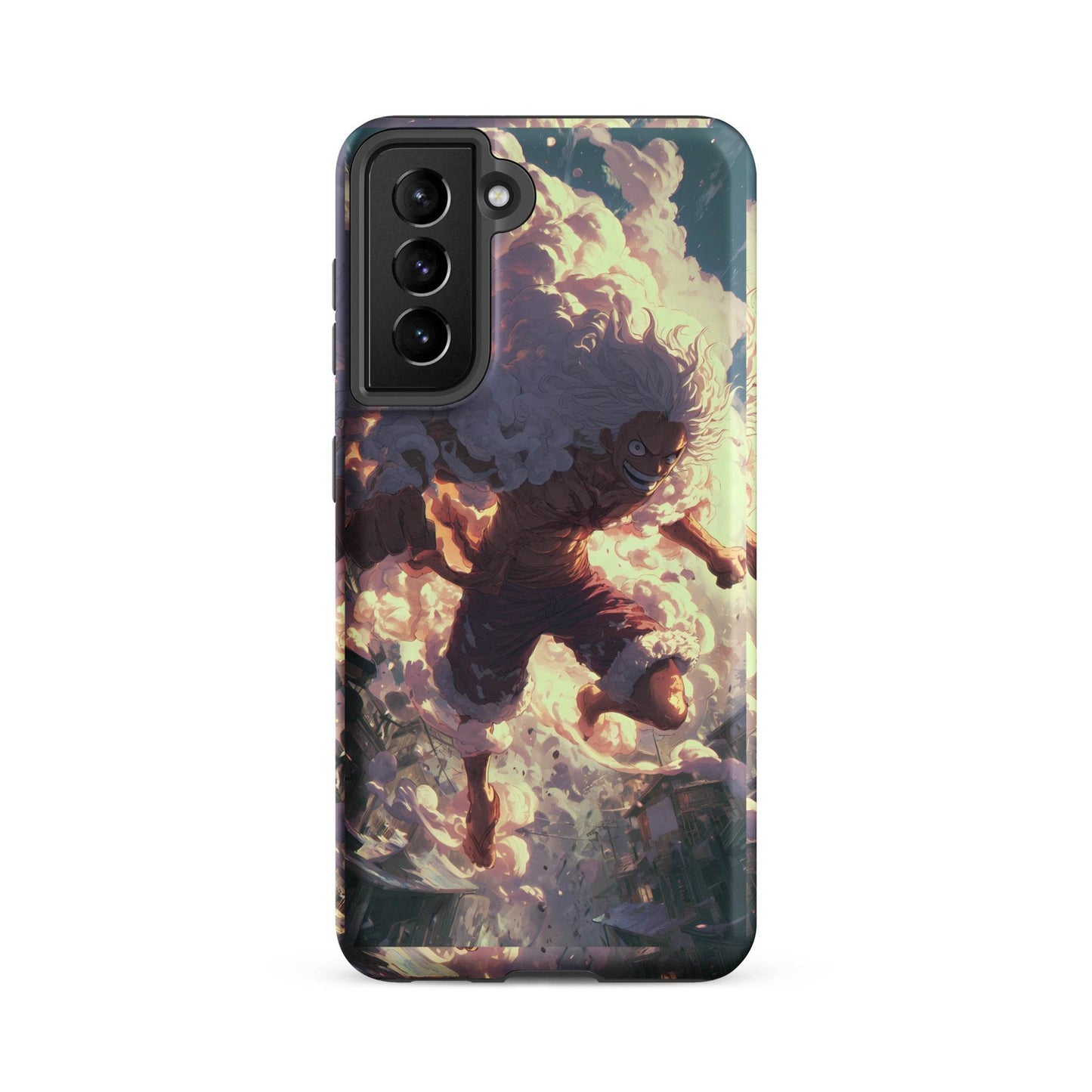 Monkey D Luffy Gear 5 Sun God Nika, One Piece Tough case for Samsung® - Chromavolt