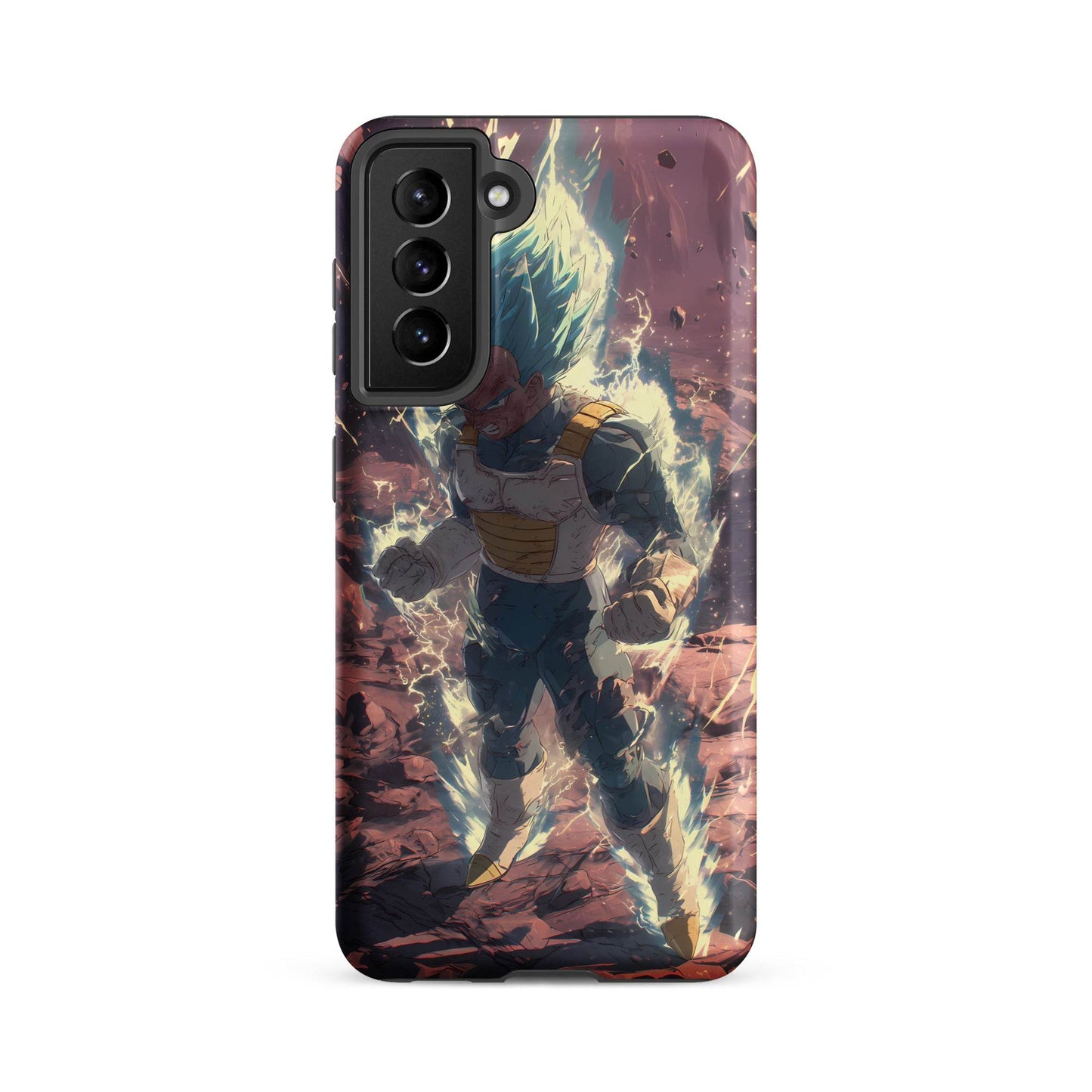 Super Saiyan Blue Vegeta, Dragon Ball Super Anime Fan Art Tough case for Samsung® - Chromavolt