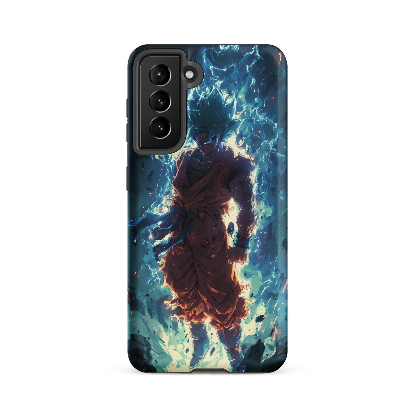 Super Saiyan Blue Goku, Dragon Ball Super Anime Fan Art Tough case for Samsung® - Chromavolt