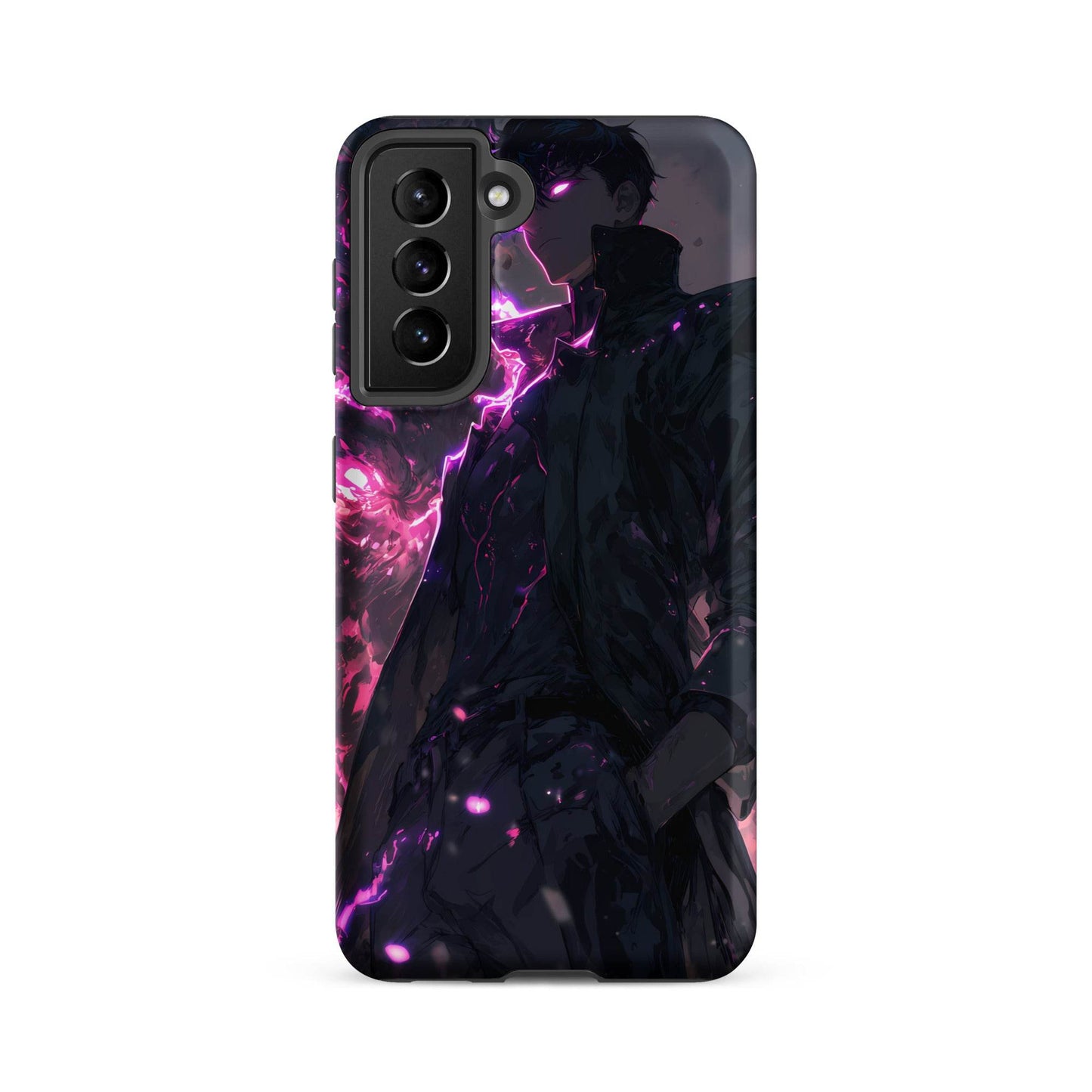Solo Leveling Sung Jinwoo Shadow Monarch Anime Fan Art Tough case for Samsung® - Chromavolt