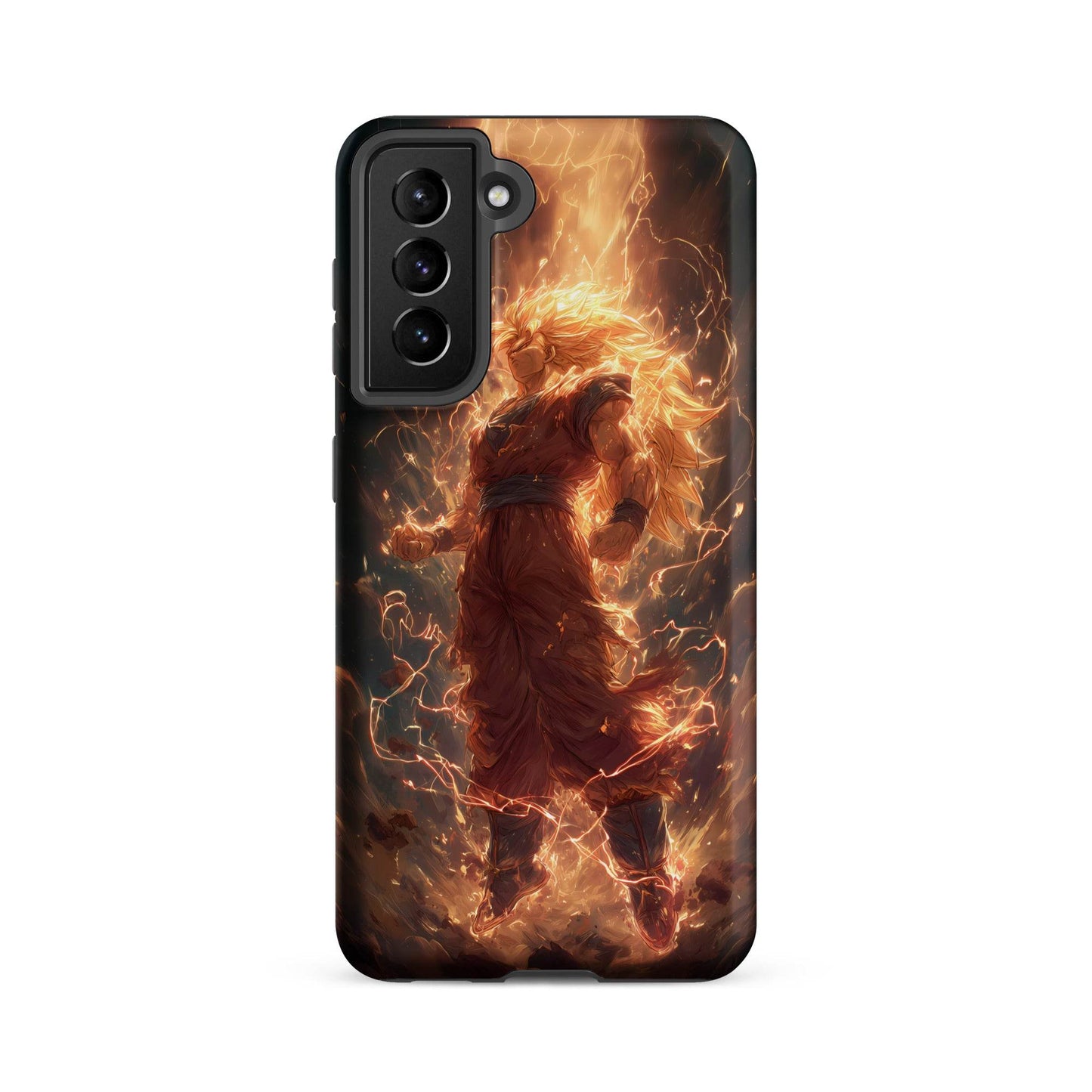 Super Saiyan 3 Goku, Dragon Ball Z Anime Fan Art Tough case for Samsung® - Chromavolt
