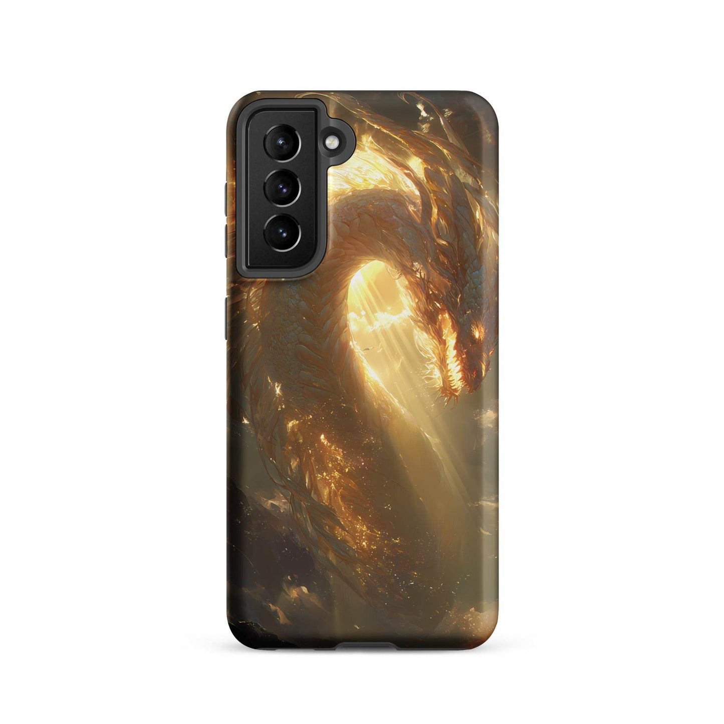 Light Dragon: The Celestial Flame Tough case for Samsung® - Chromavolt