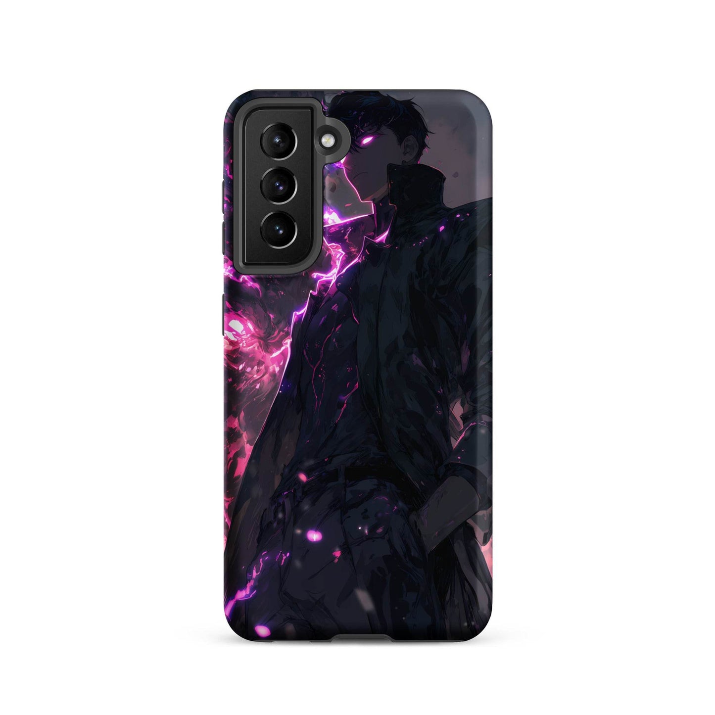 Solo Leveling Sung Jinwoo Shadow Monarch Anime Fan Art Tough case for Samsung® - Chromavolt