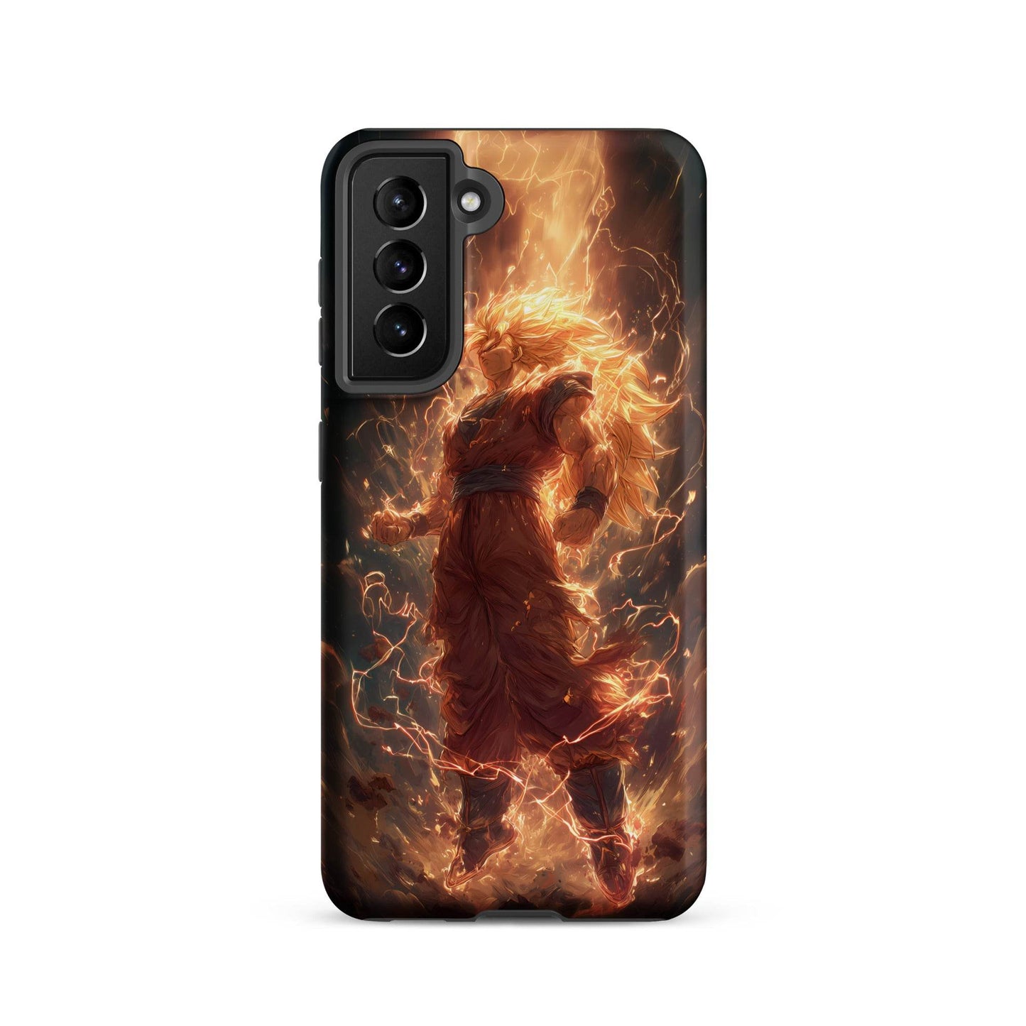 Super Saiyan 3 Goku, Dragon Ball Z Anime Fan Art Tough case for Samsung® - Chromavolt