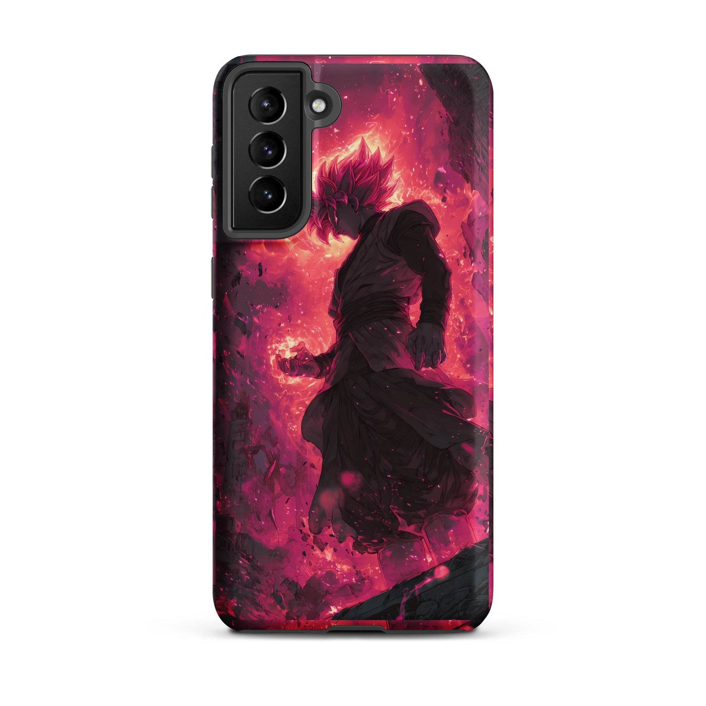 Zamasu Goku Black, Pink Rose Super Saiyan Dragon Ball Tough case for Samsung® - Chromavolt