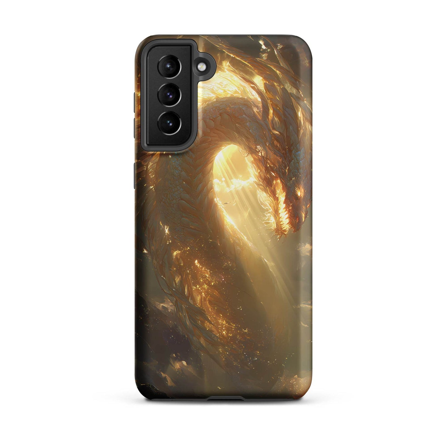 Light Dragon: The Celestial Flame Tough case for Samsung® - Chromavolt