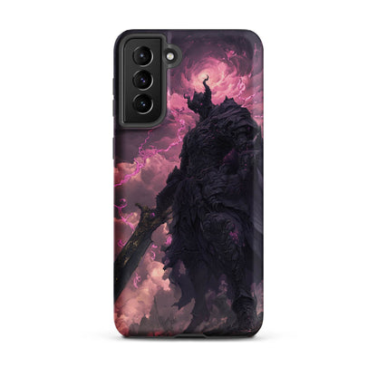 Dark Elemental Knight, Original Anime Art Tough case for Samsung® - Chromavolt