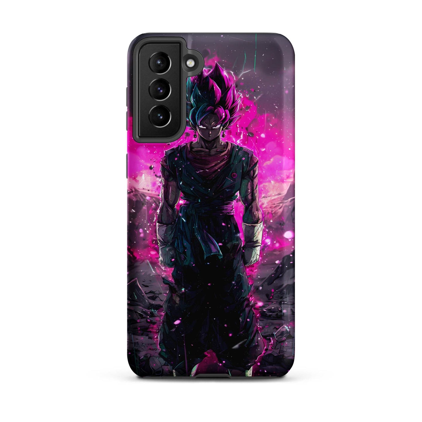 Super Saiyan Blue and Pink Rose Vegito, Dragon Ball Super Anime Fan Art Tough case for Samsung® - Chromavolt