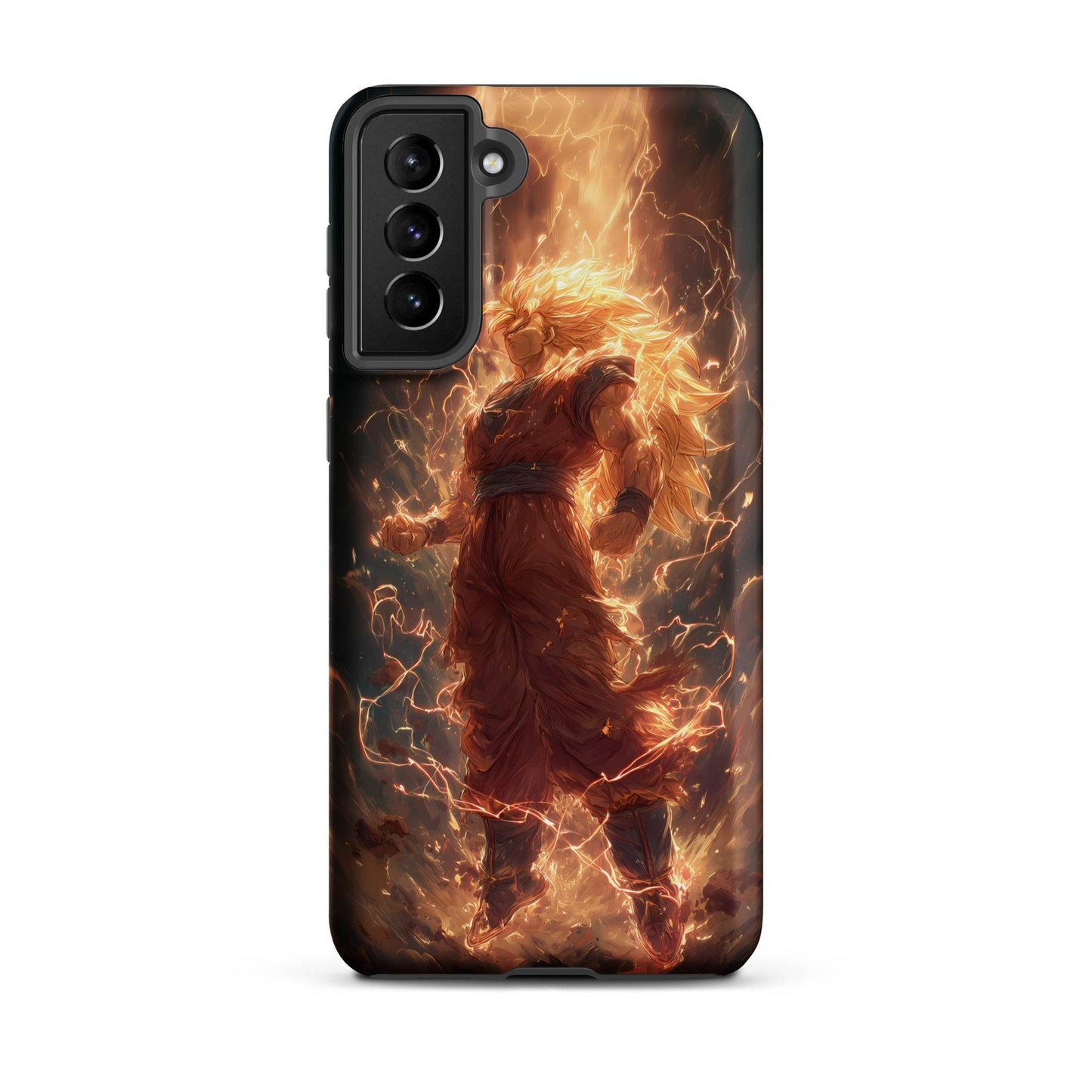 Super Saiyan 3 Goku, Dragon Ball Z Anime Fan Art Tough case for Samsung® - Chromavolt
