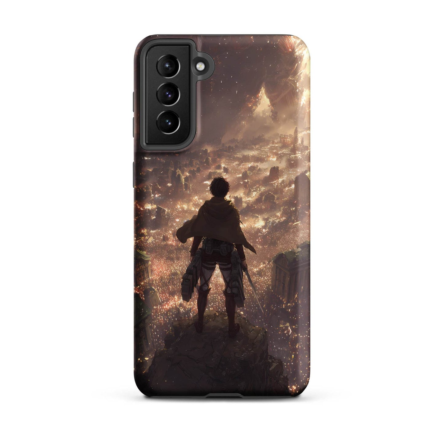 Eren Jaeger, Attack On Titan Anime Fan Art Tough case for Samsung® - Chromavolt