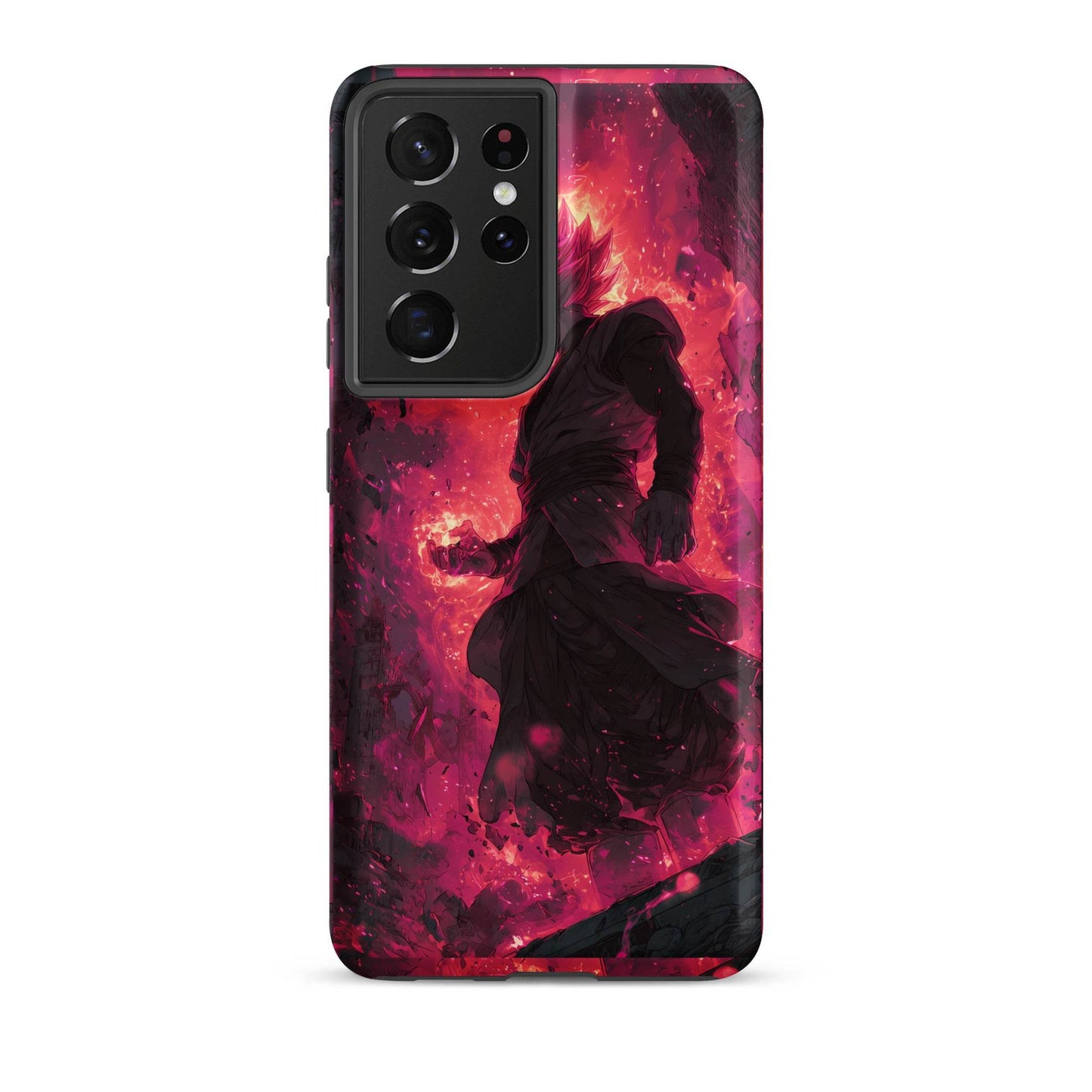 Zamasu Goku Black, Pink Rose Super Saiyan Dragon Ball Tough case for Samsung® - Chromavolt