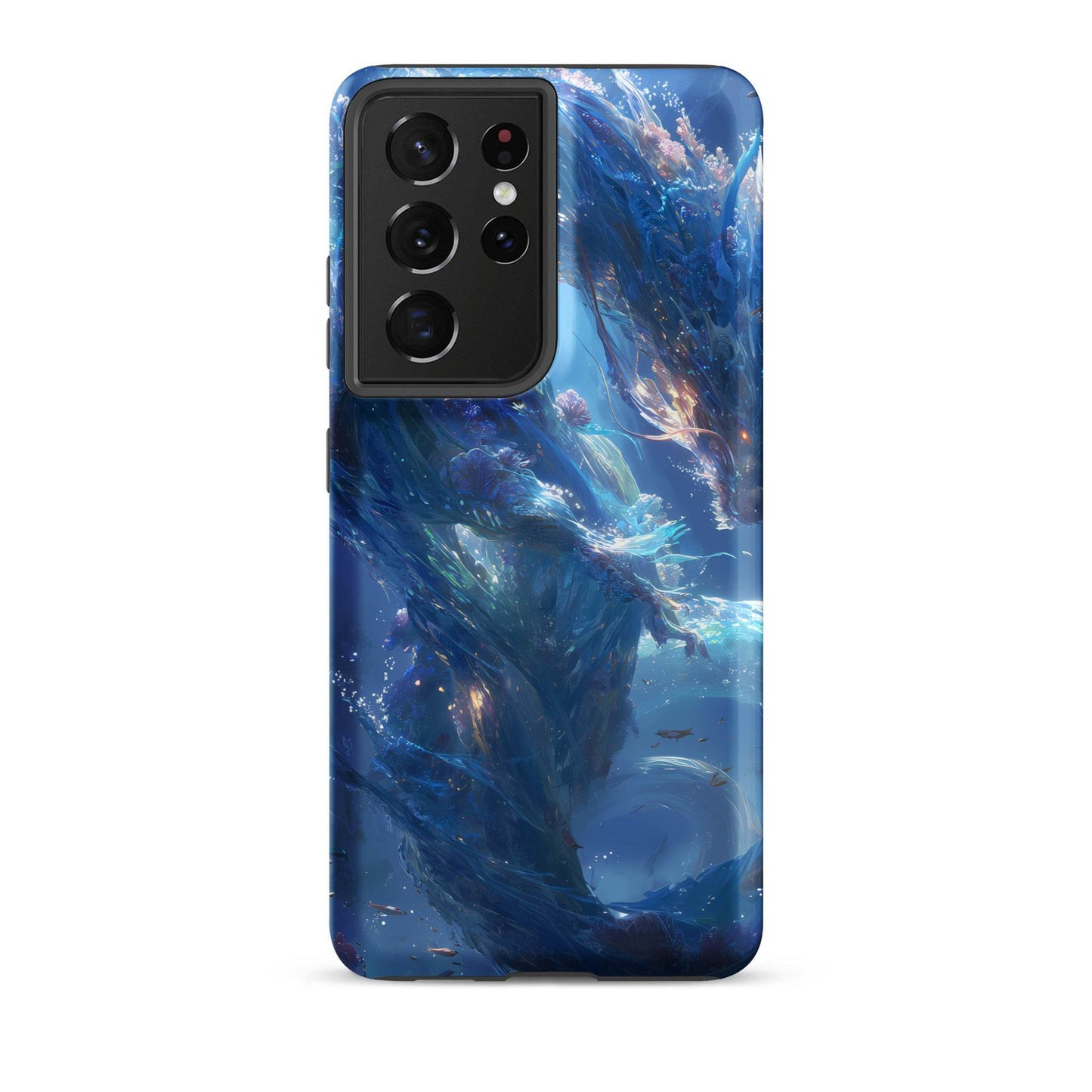 Water Dragon: The Serpent of Serenity Tough case for Samsung® - Chromavolt